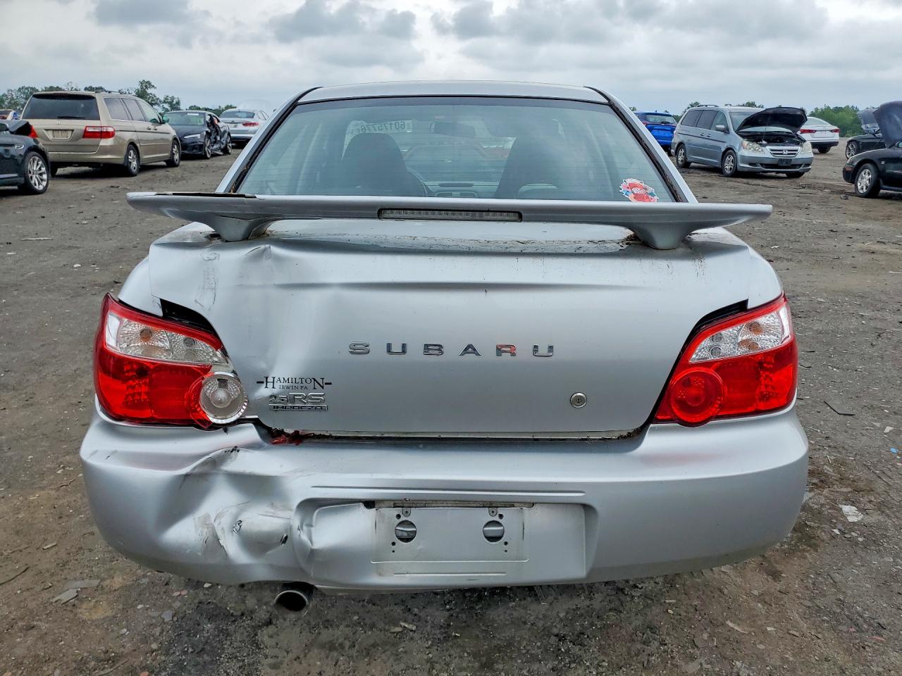 2005 Subaru Impreza Rs Pro Silver vin: JF1GD66585H523984