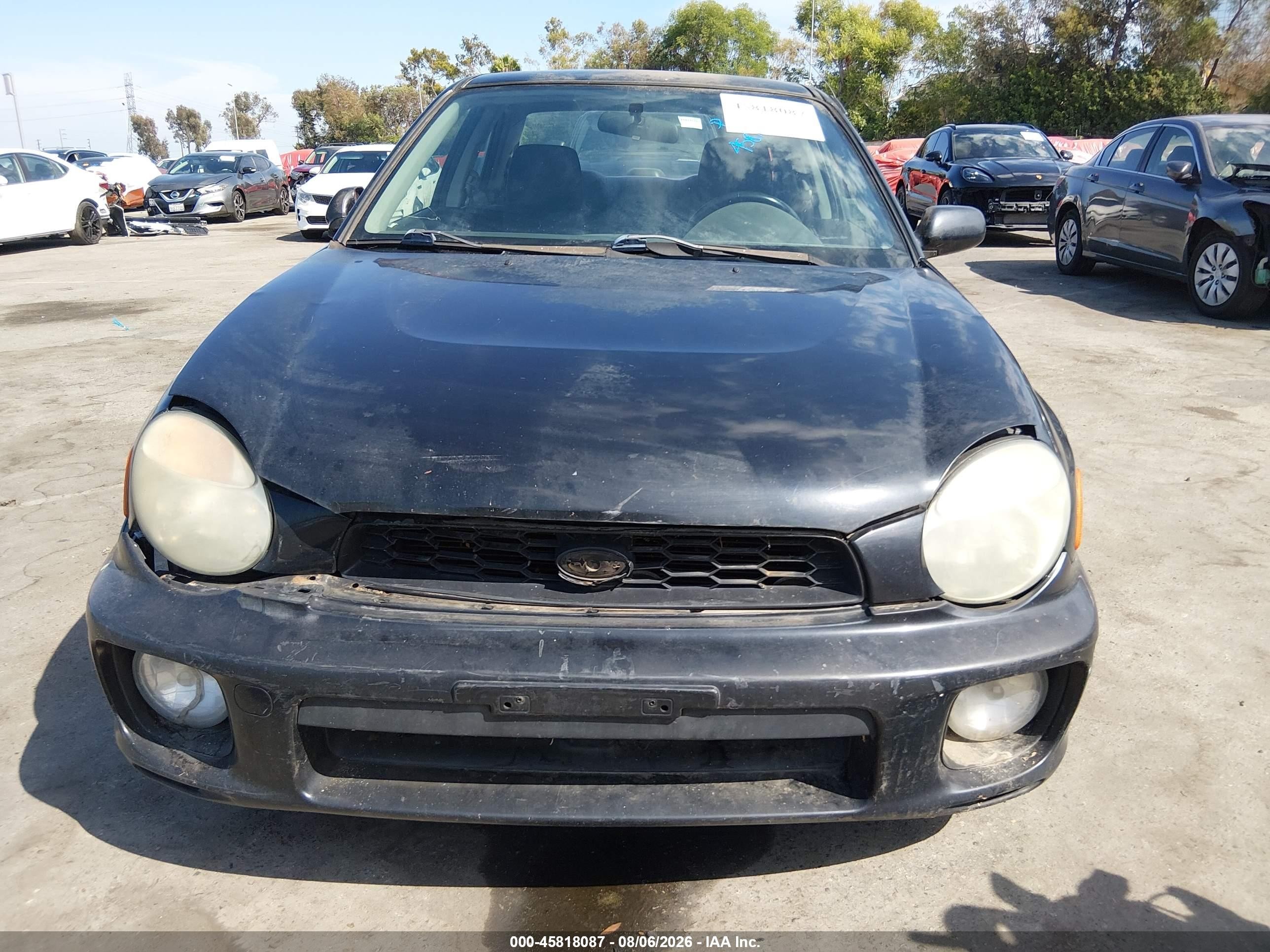 2002 Subaru Impreza 2.5rs Black vin: JF1GD67502G503714