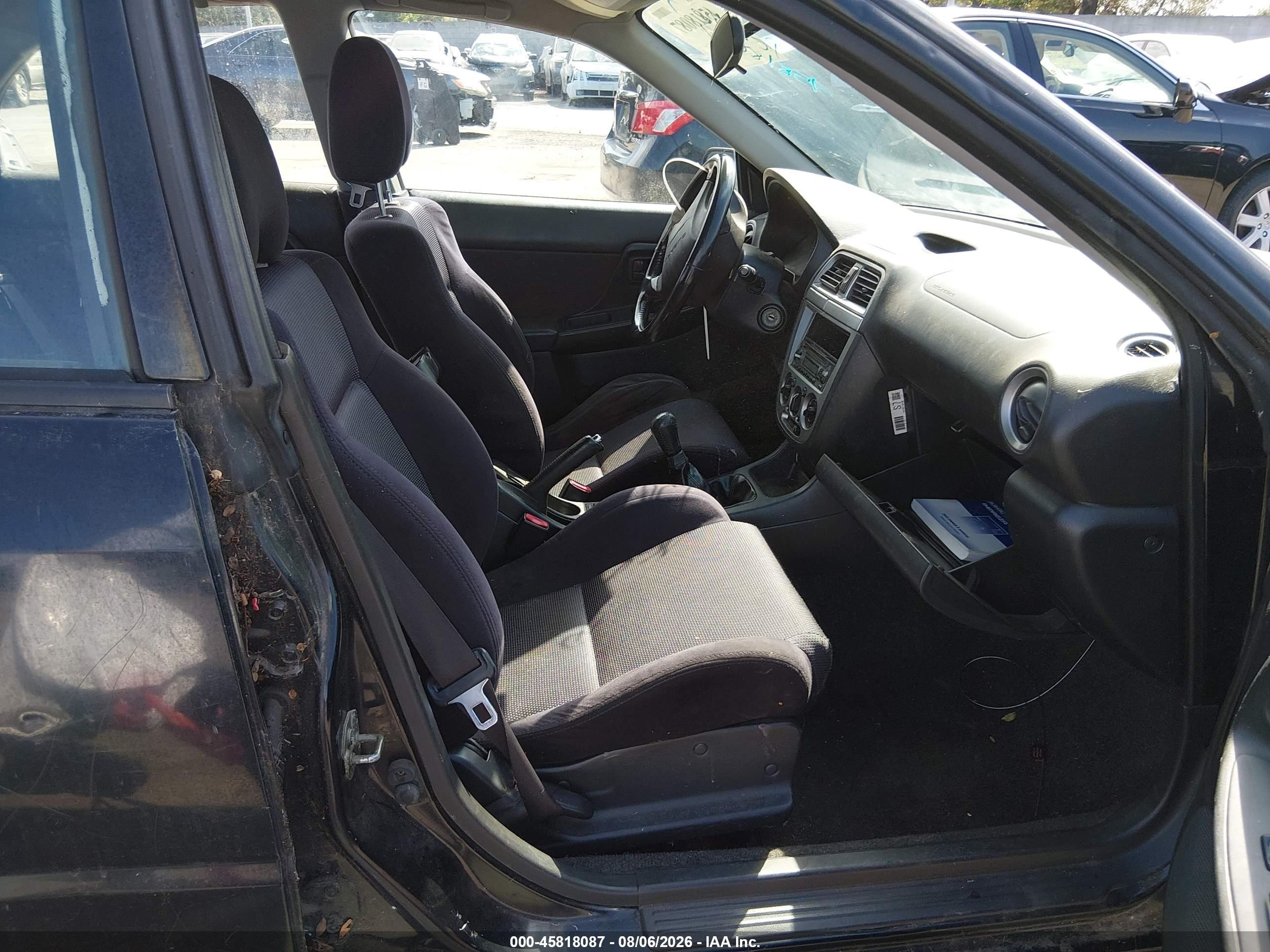 2002 Subaru Impreza 2.5rs Black vin: JF1GD67502G503714