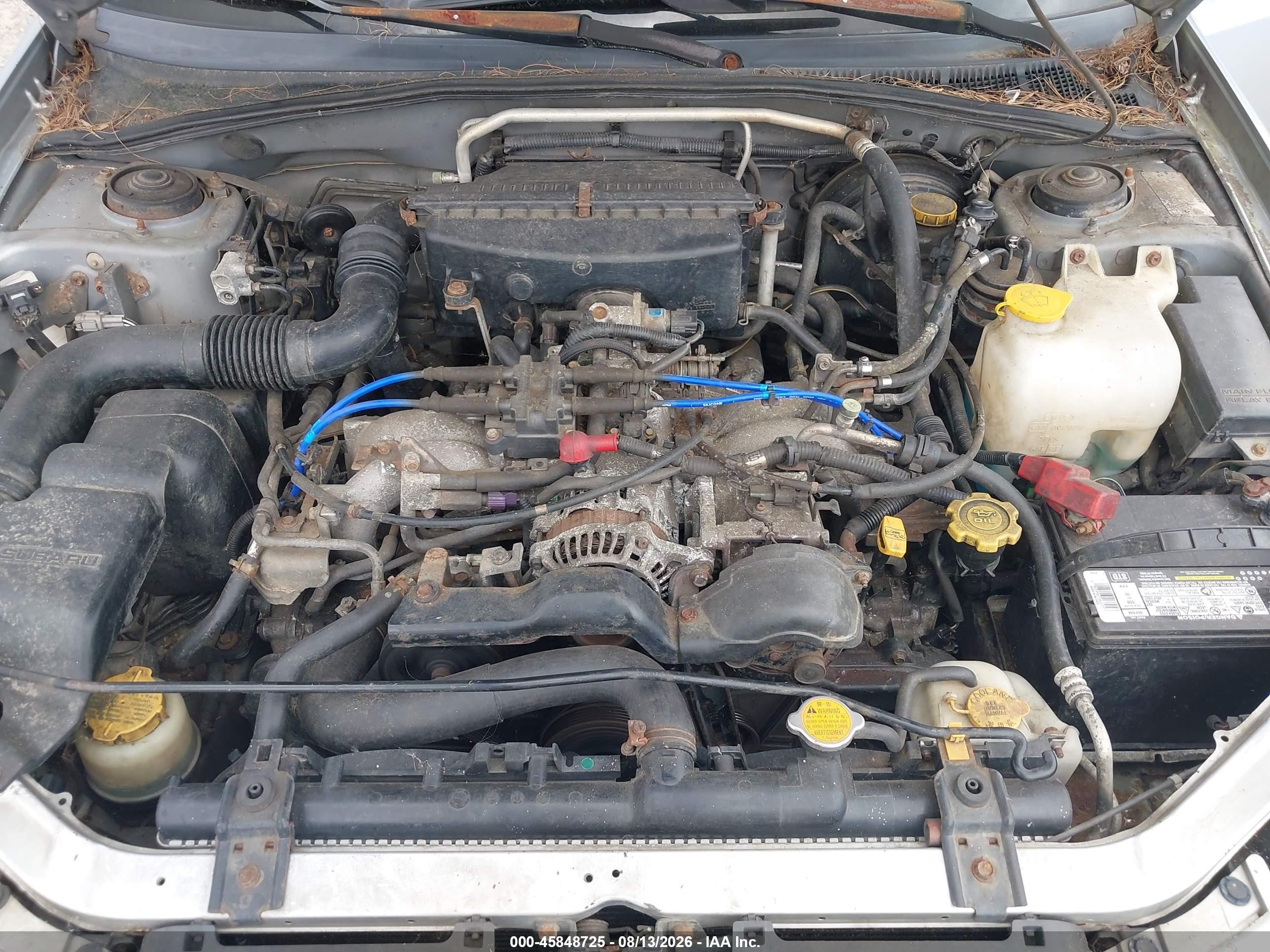 2002 Subaru Impreza 2.5rs Silver vin: JF1GD67502H502329