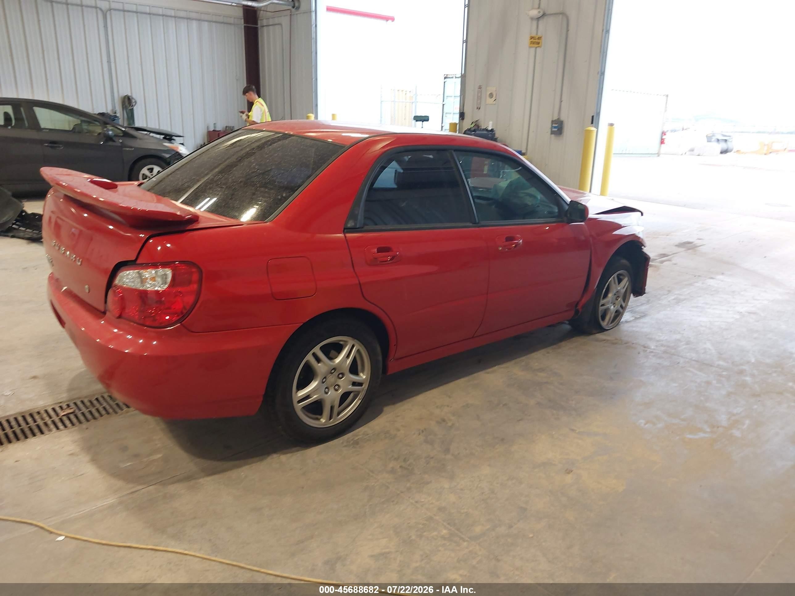 2004 Subaru Impreza 2.5rs Red vin: JF1GD67514H508644