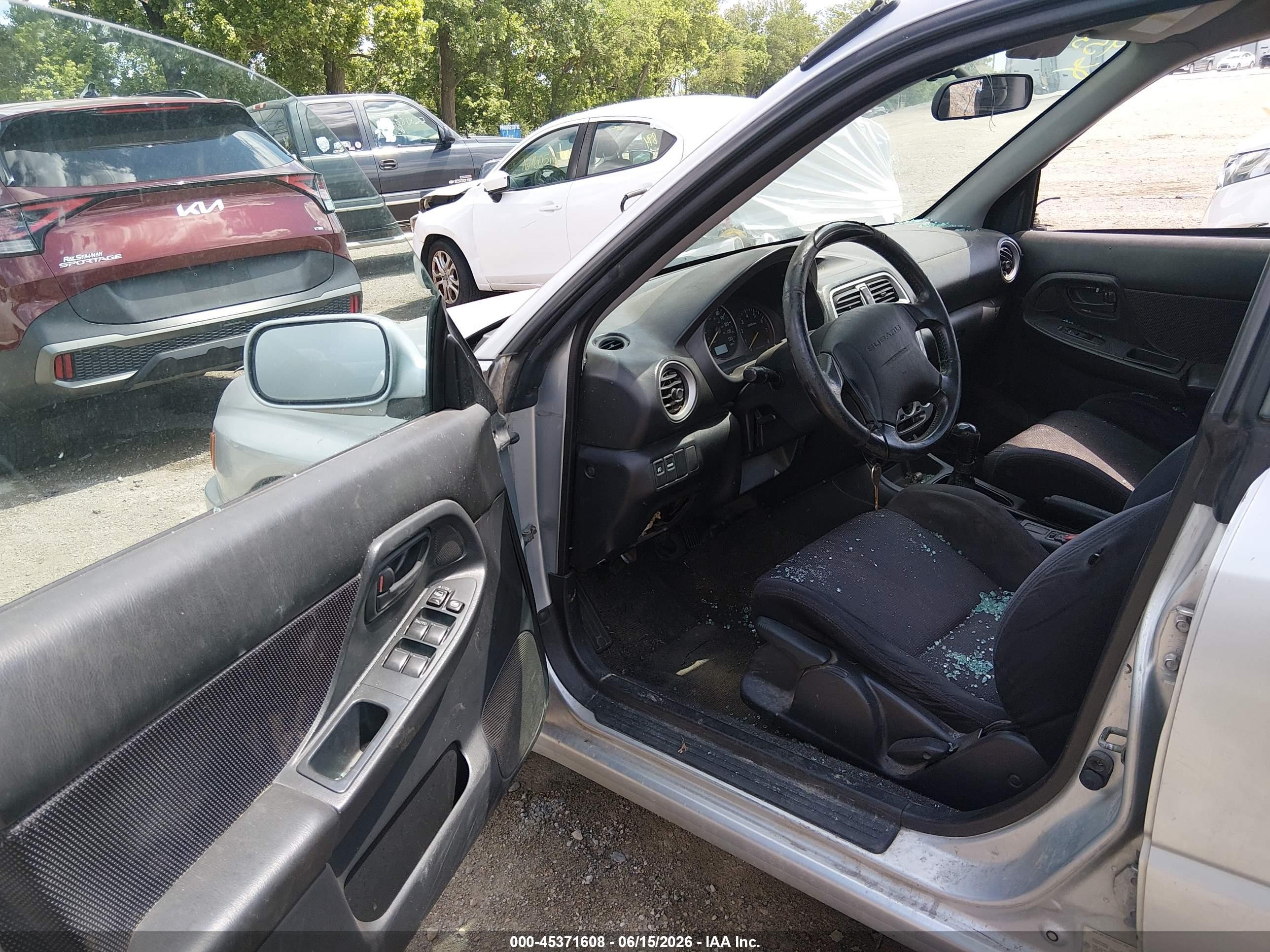 2002 Subaru Impreza 2.5rs Серебряный vin: JF1GD67522G520174
