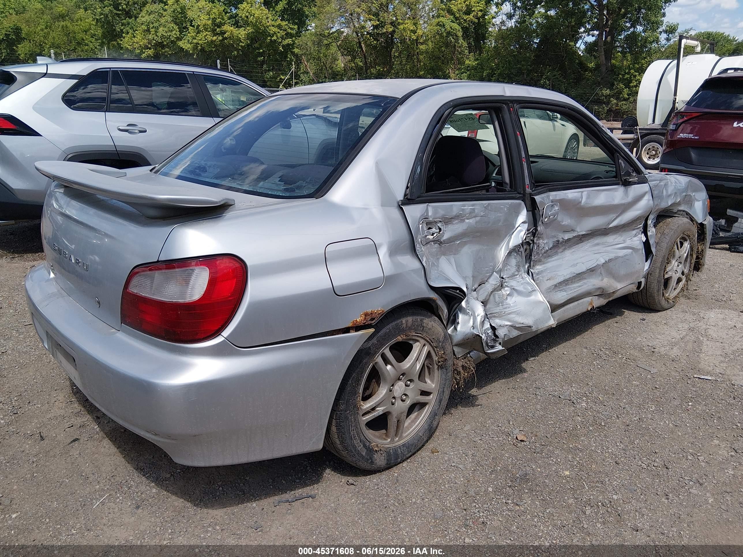 2002 Subaru Impreza 2.5rs Серебряный vin: JF1GD67522G520174