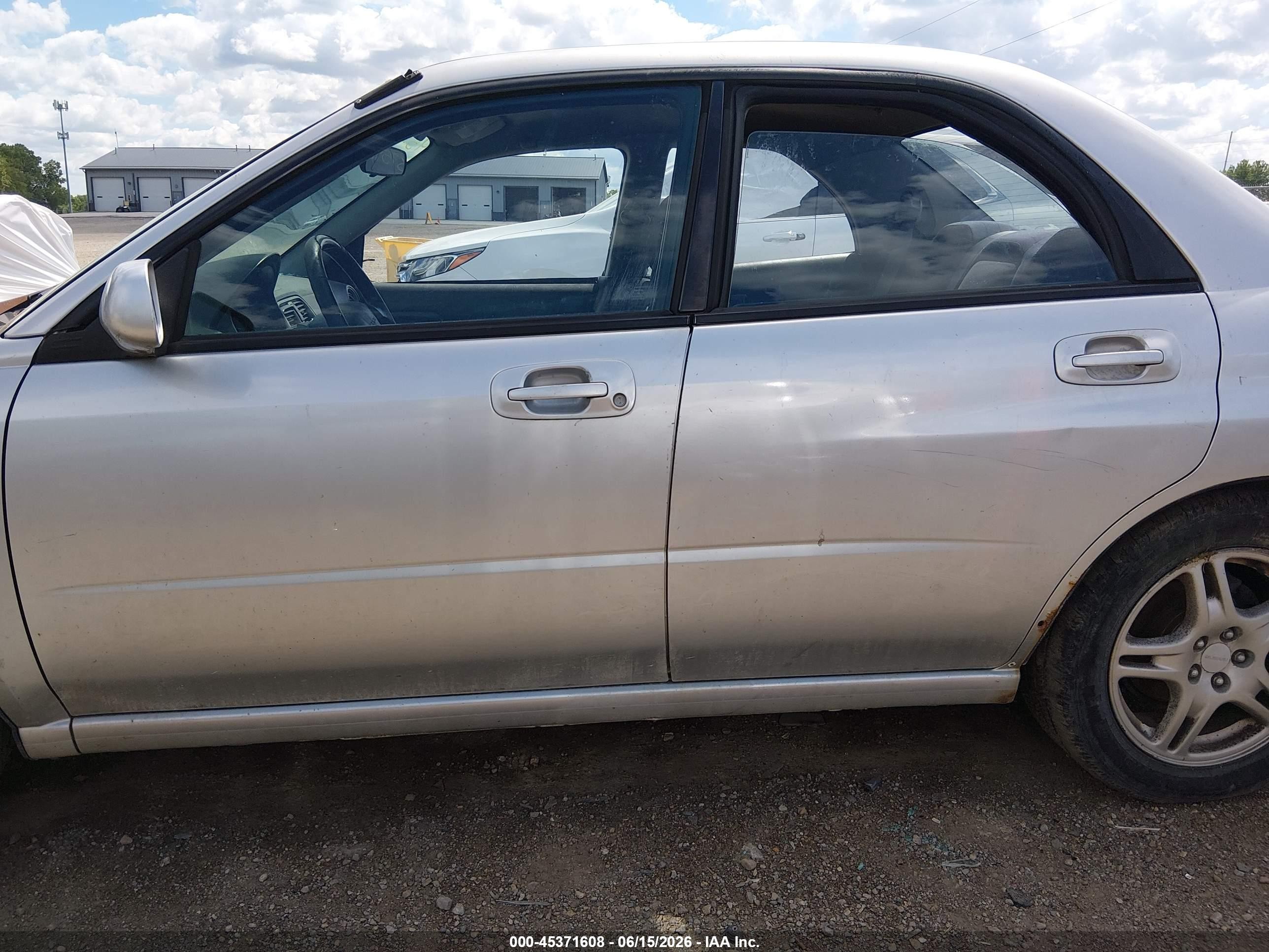 2002 Subaru Impreza 2.5rs Серебряный vin: JF1GD67522G520174