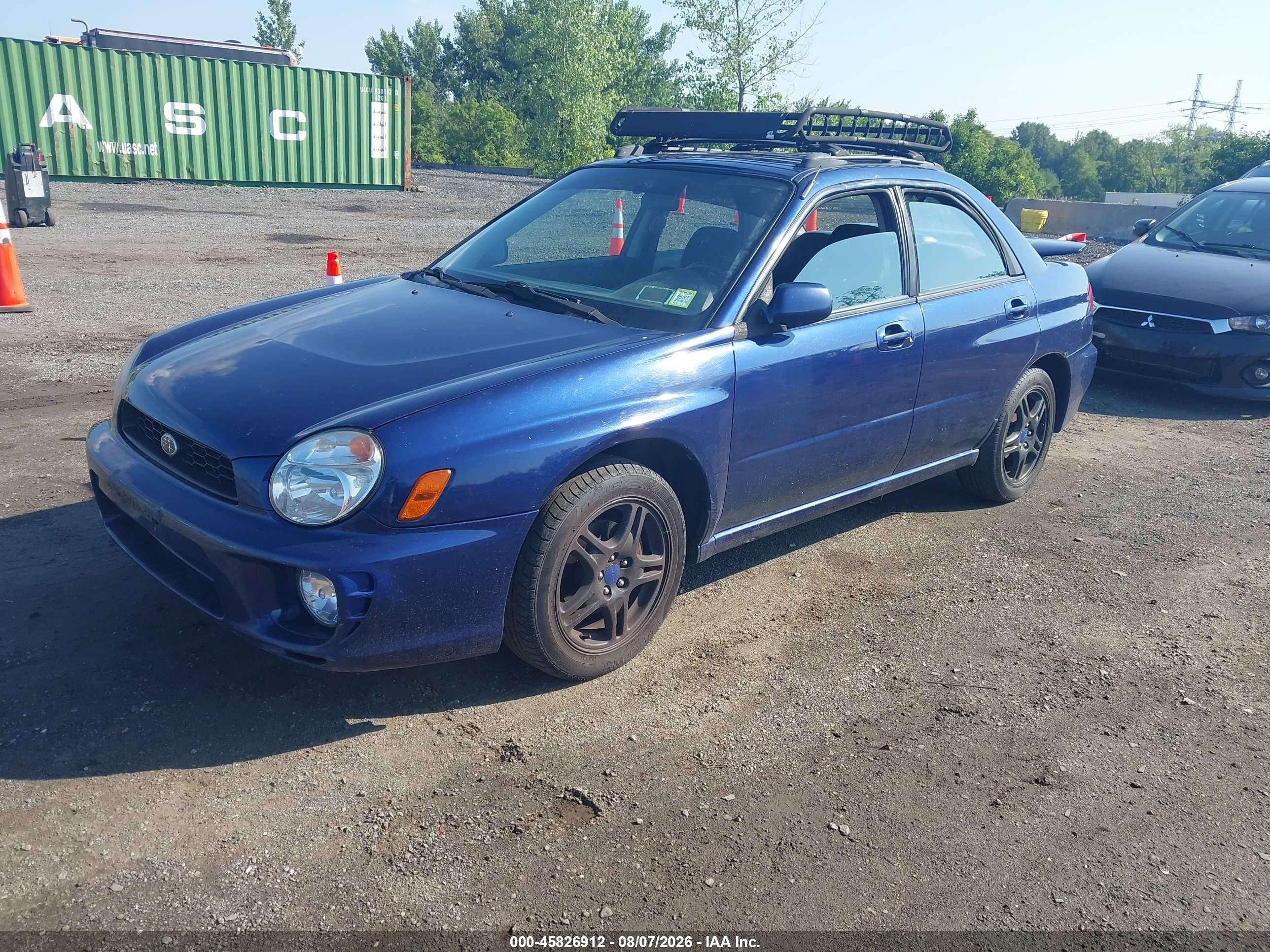 2002 Subaru Impreza Rs Blue vin: JF1GD67522H515034