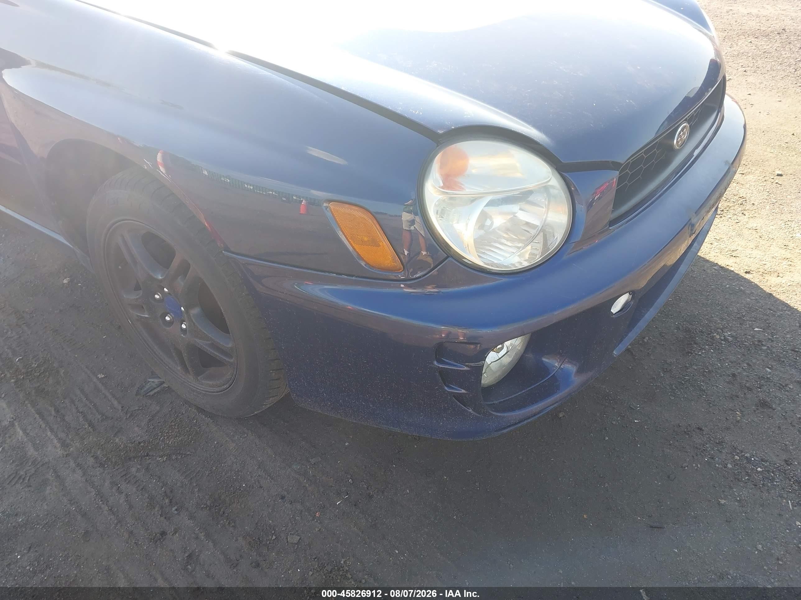 2002 Subaru Impreza Rs Blue vin: JF1GD67522H515034