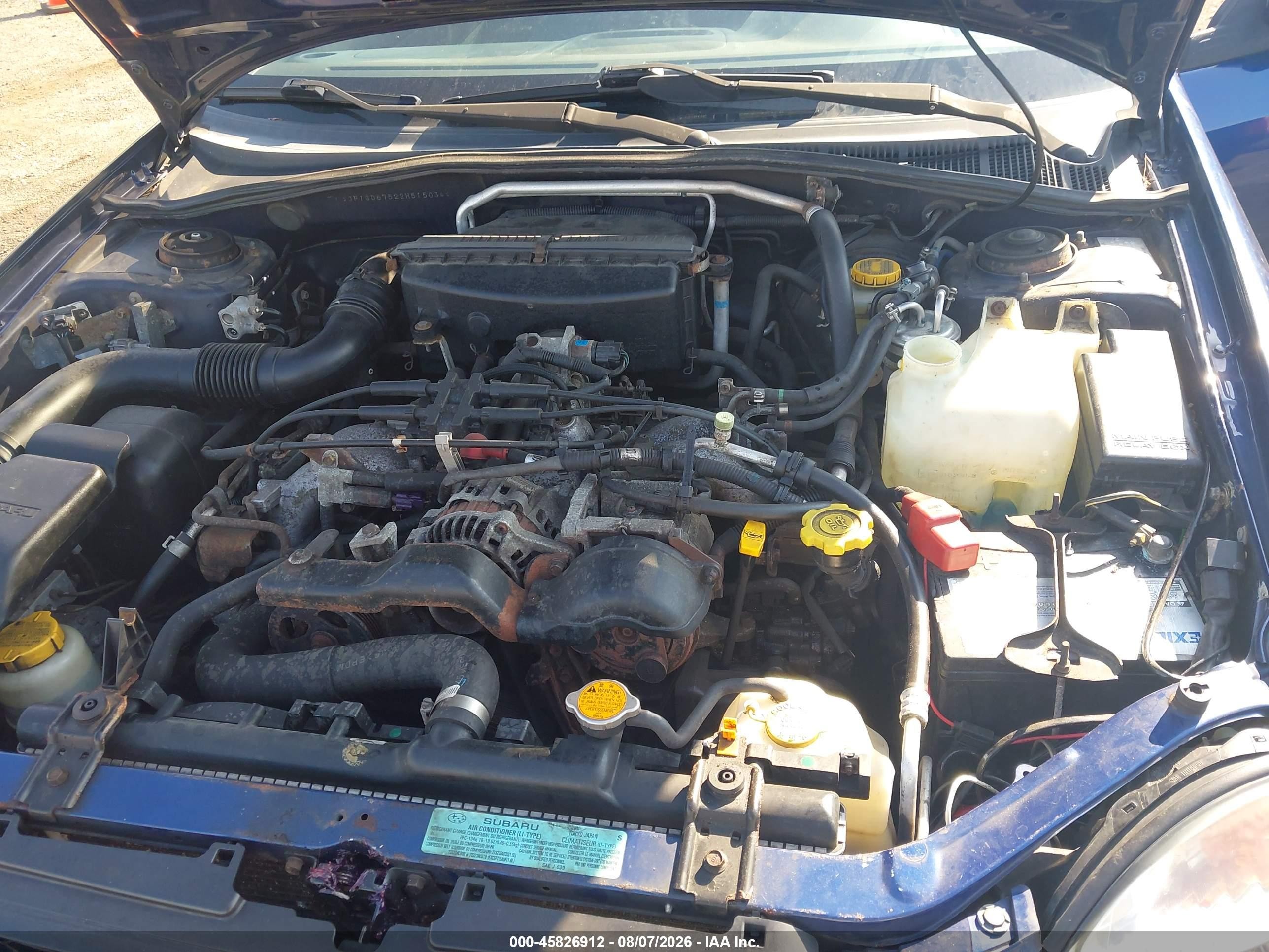 2002 Subaru Impreza Rs Blue vin: JF1GD67522H515034