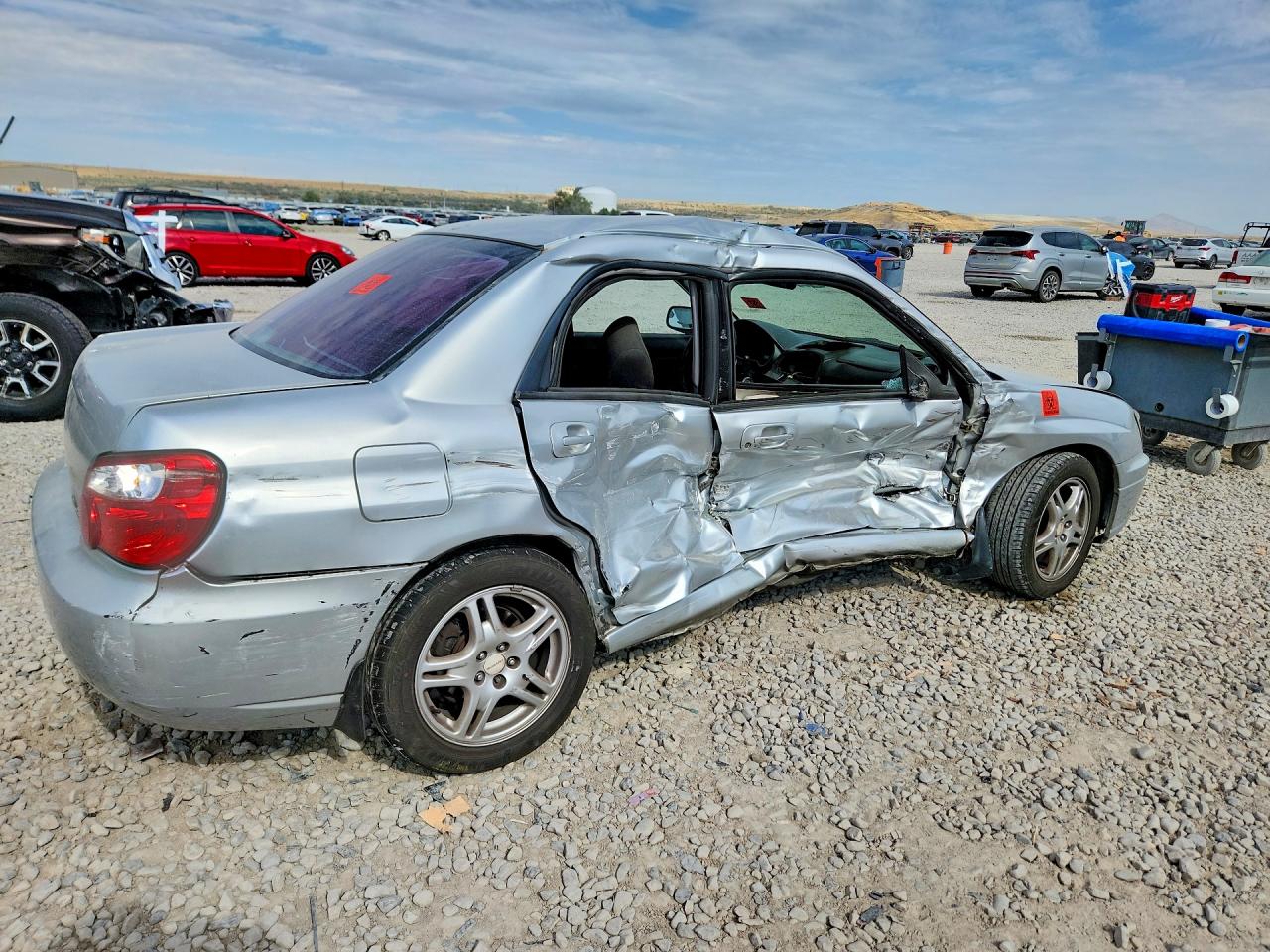2005 Subaru Impreza Rs Silver vin: JF1GD67525H518262