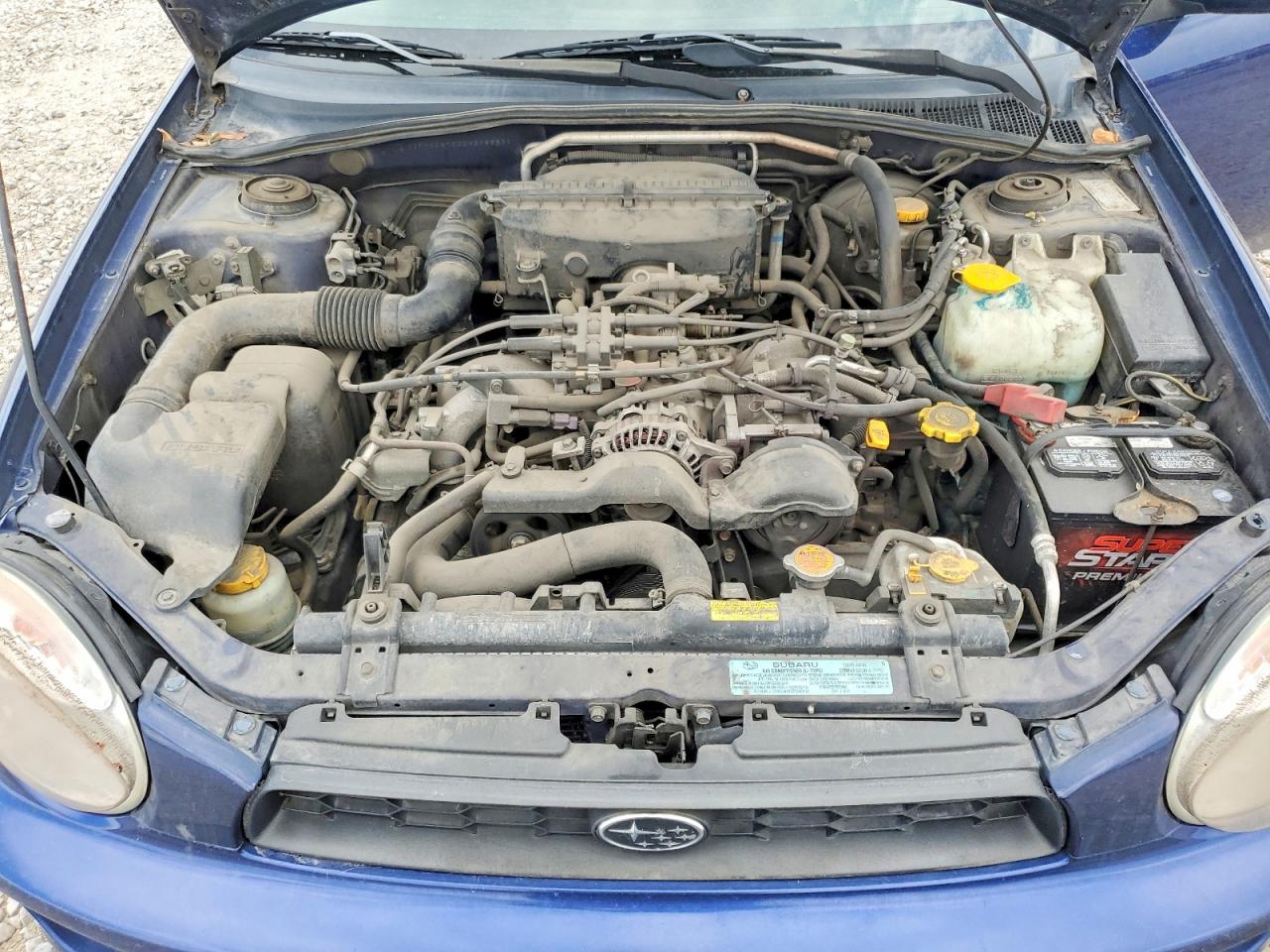 2002 Subaru Impreza Rs Синий vin: JF1GD67532H519951