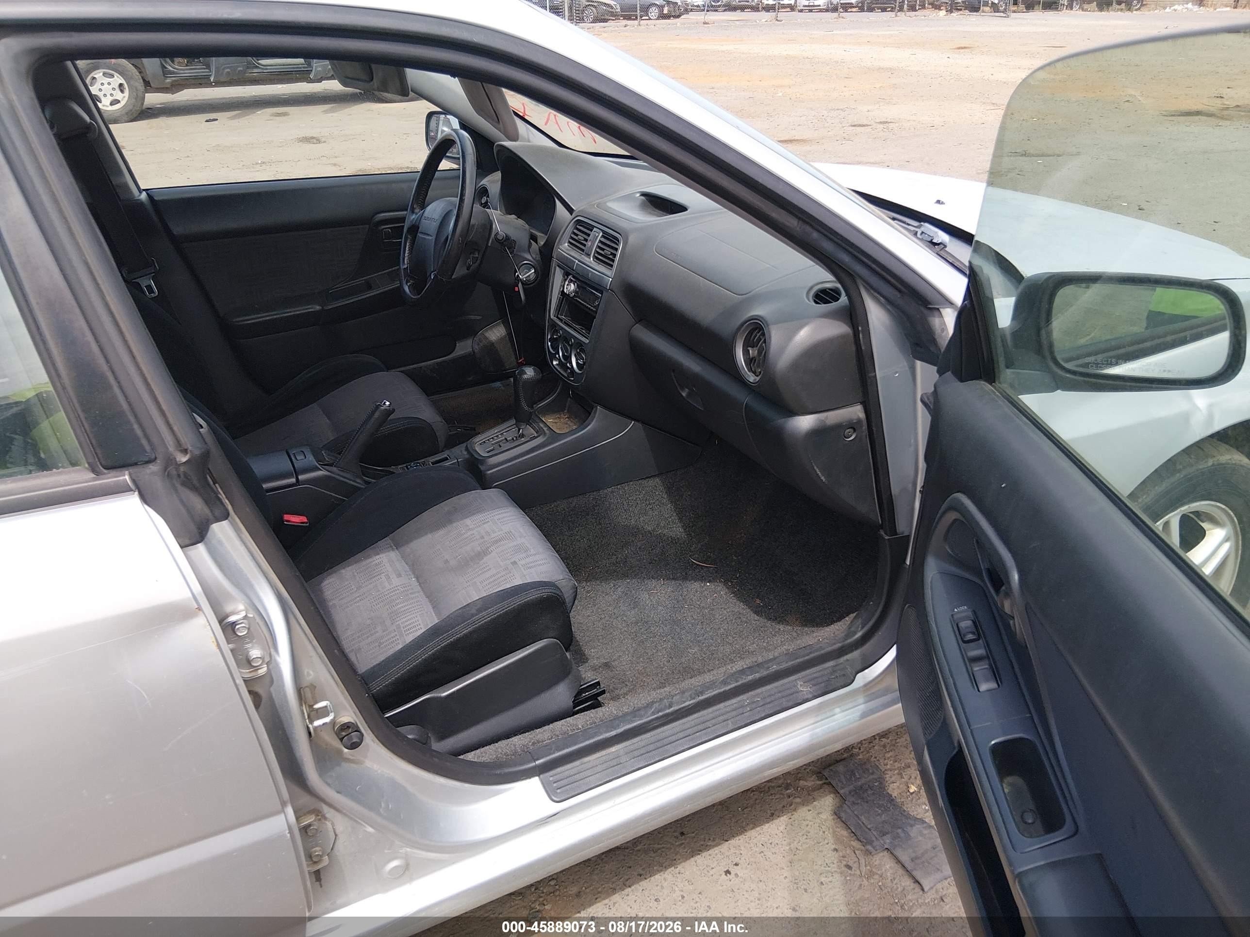 2004 Subaru Impreza 2.5rs Silver vin: JF1GD67544H511117
