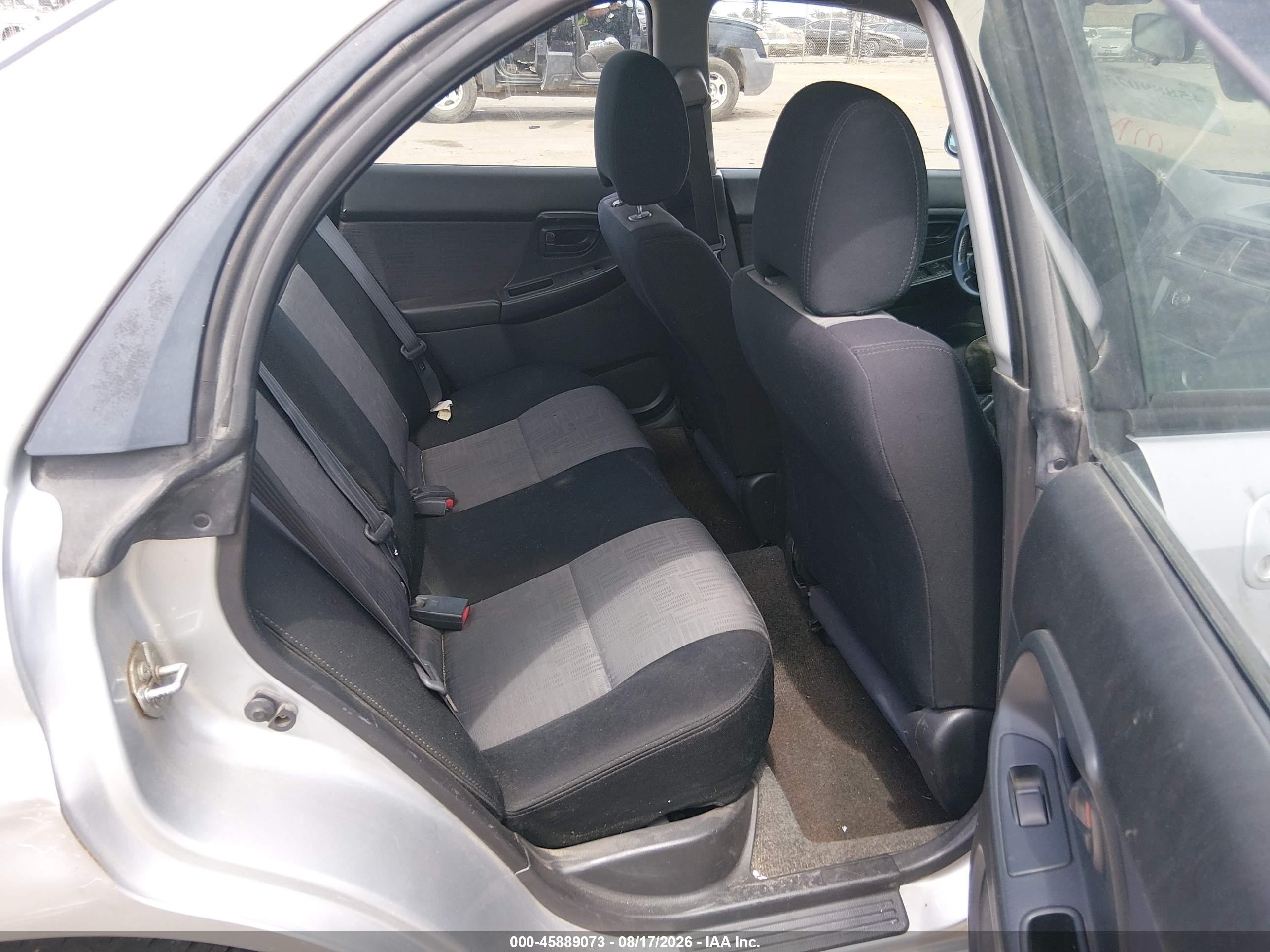 2004 Subaru Impreza 2.5rs Silver vin: JF1GD67544H511117