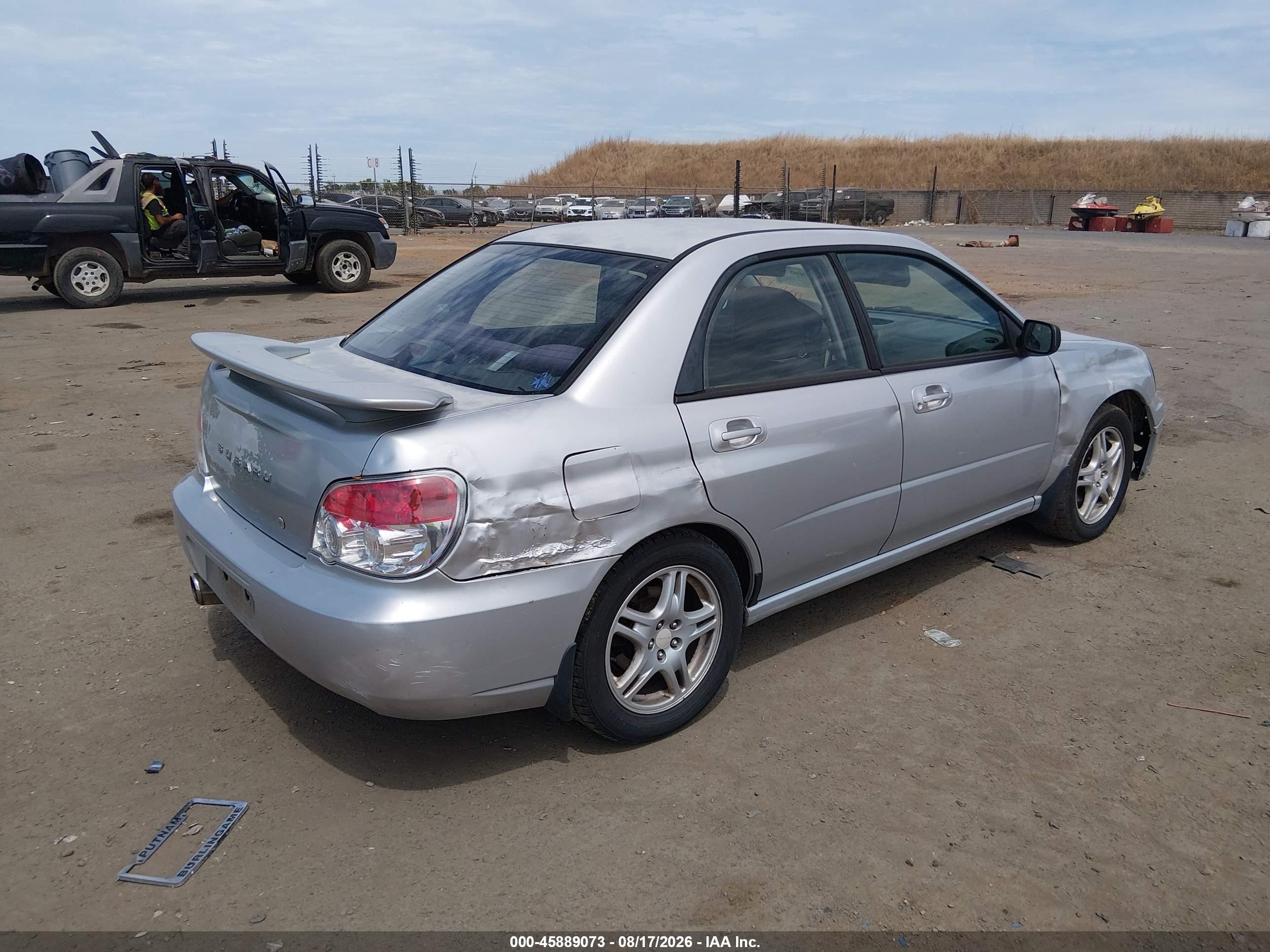 2004 Subaru Impreza 2.5rs Silver vin: JF1GD67544H511117