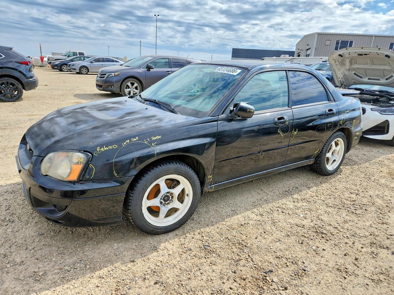 2005 Subaru Impreza Rs Черный vin: JF1GD67545H518909