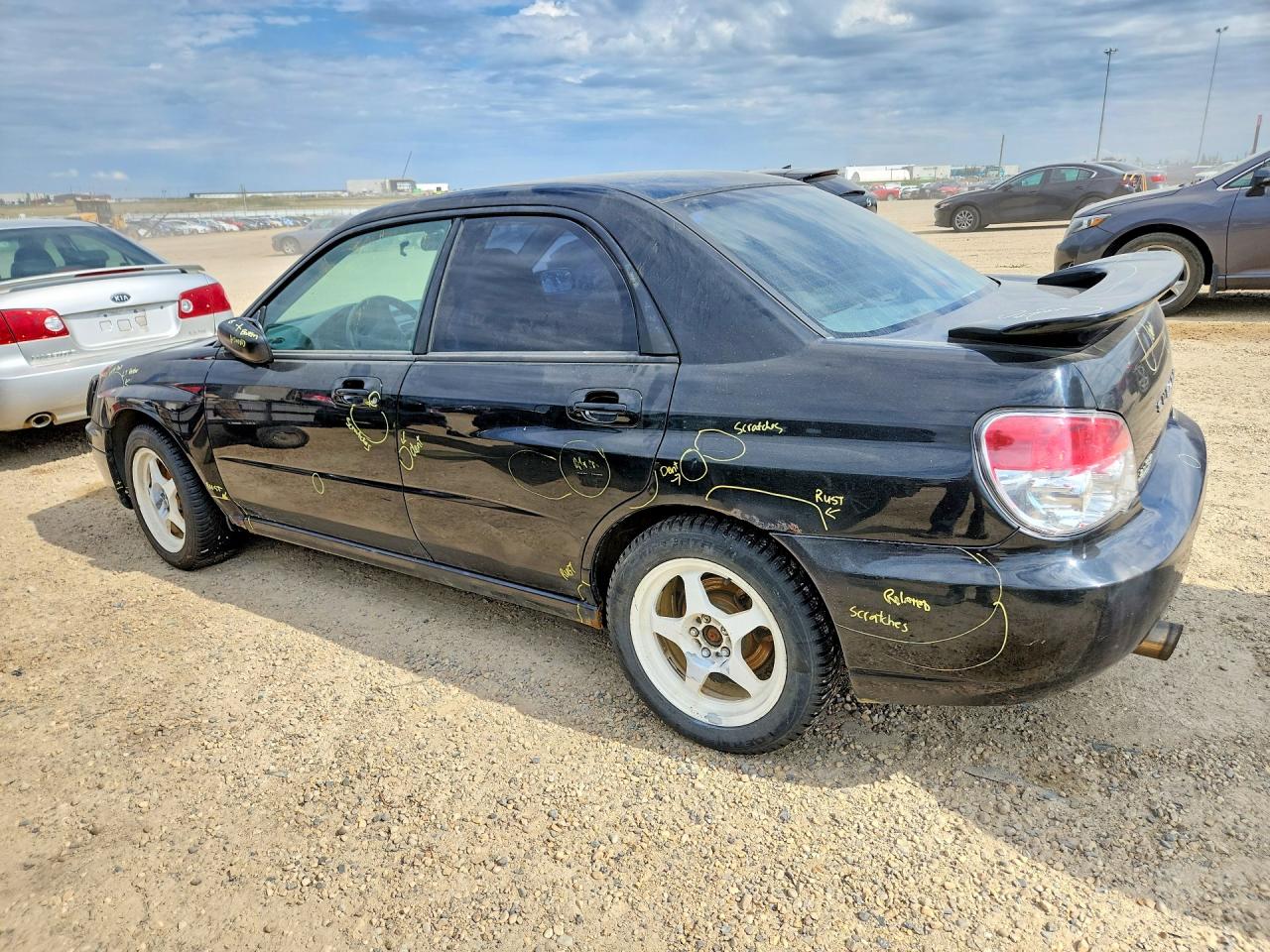2005 Subaru Impreza Rs Черный vin: JF1GD67545H518909