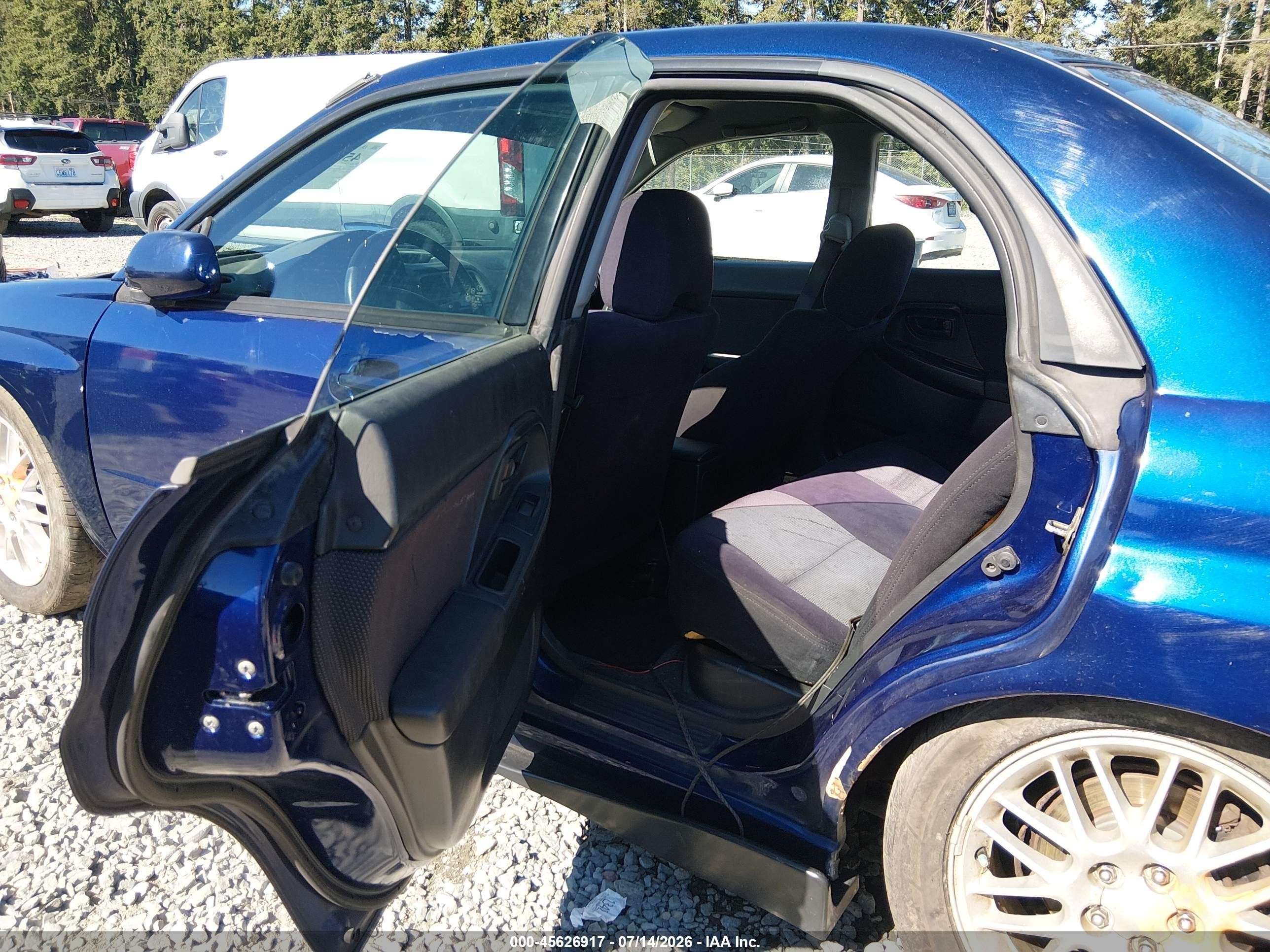 2002 Subaru Impreza 2.5rs Blue vin: JF1GD67572G503936
