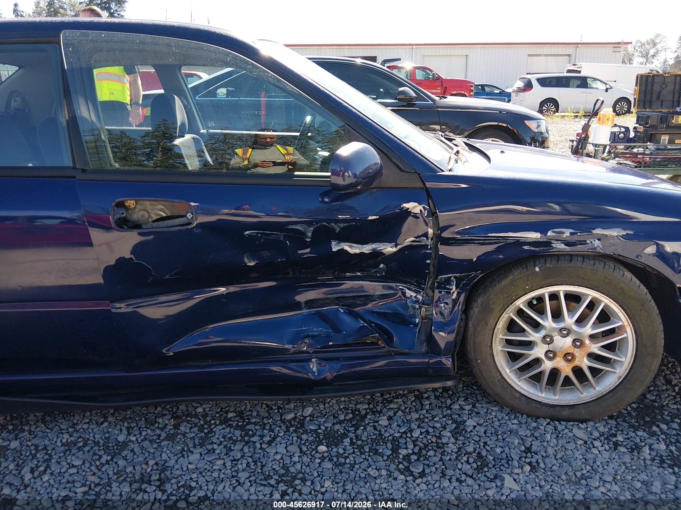 2002 Subaru Impreza 2.5rs Blue vin: JF1GD67572G503936