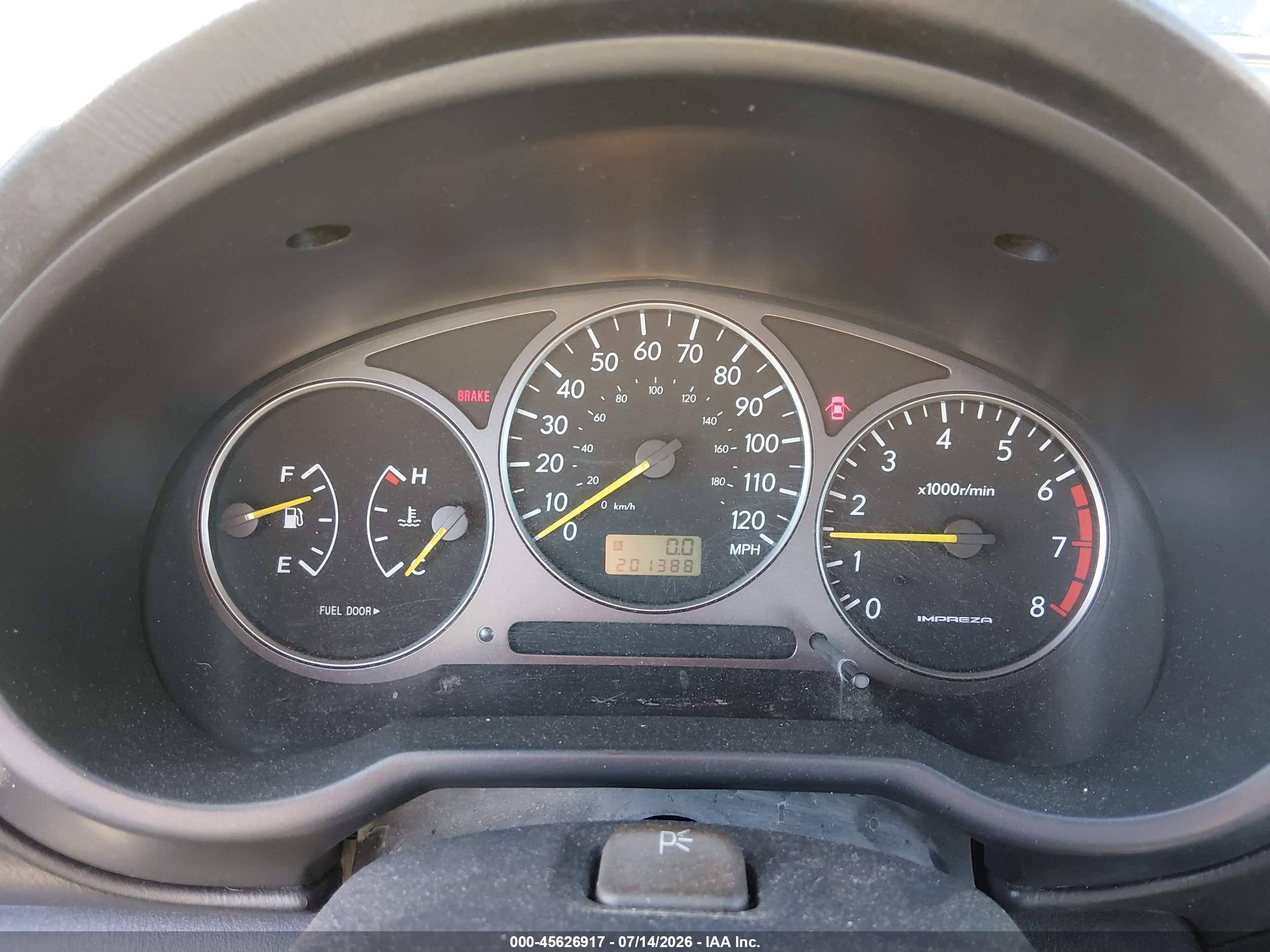 2002 Subaru Impreza 2.5rs Blue vin: JF1GD67572G503936