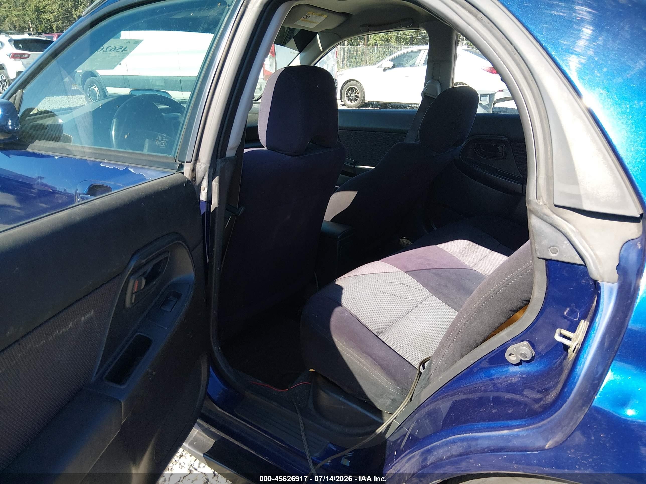 2002 Subaru Impreza 2.5rs Blue vin: JF1GD67572G503936