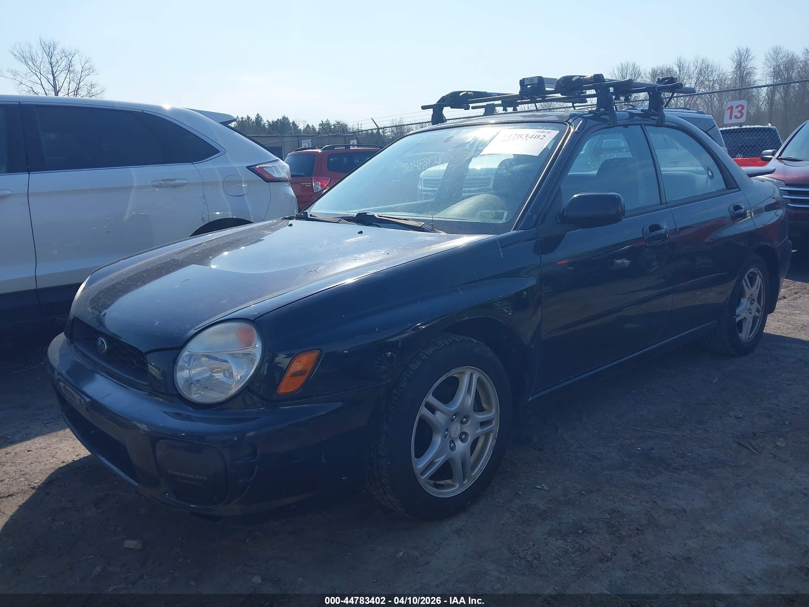 2003 Subaru Impreza 2.5rs Black vin: JF1GD67573G511679