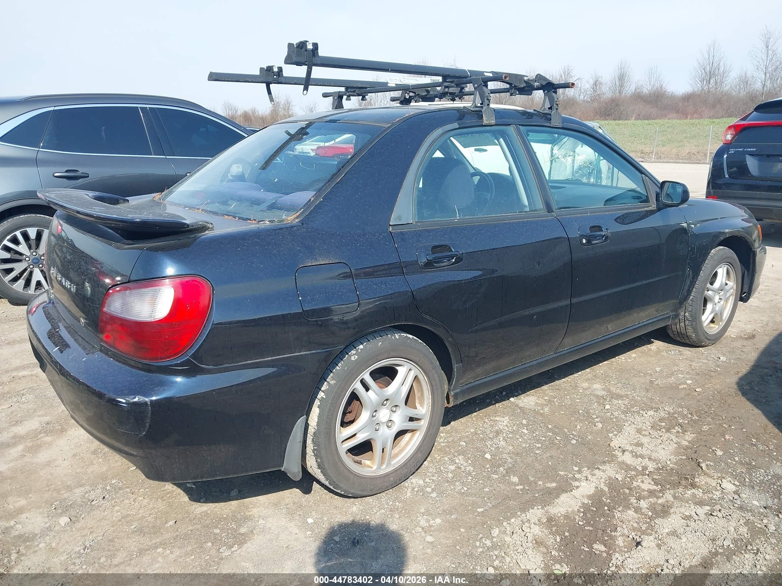 2003 Subaru Impreza 2.5rs Black vin: JF1GD67573G511679