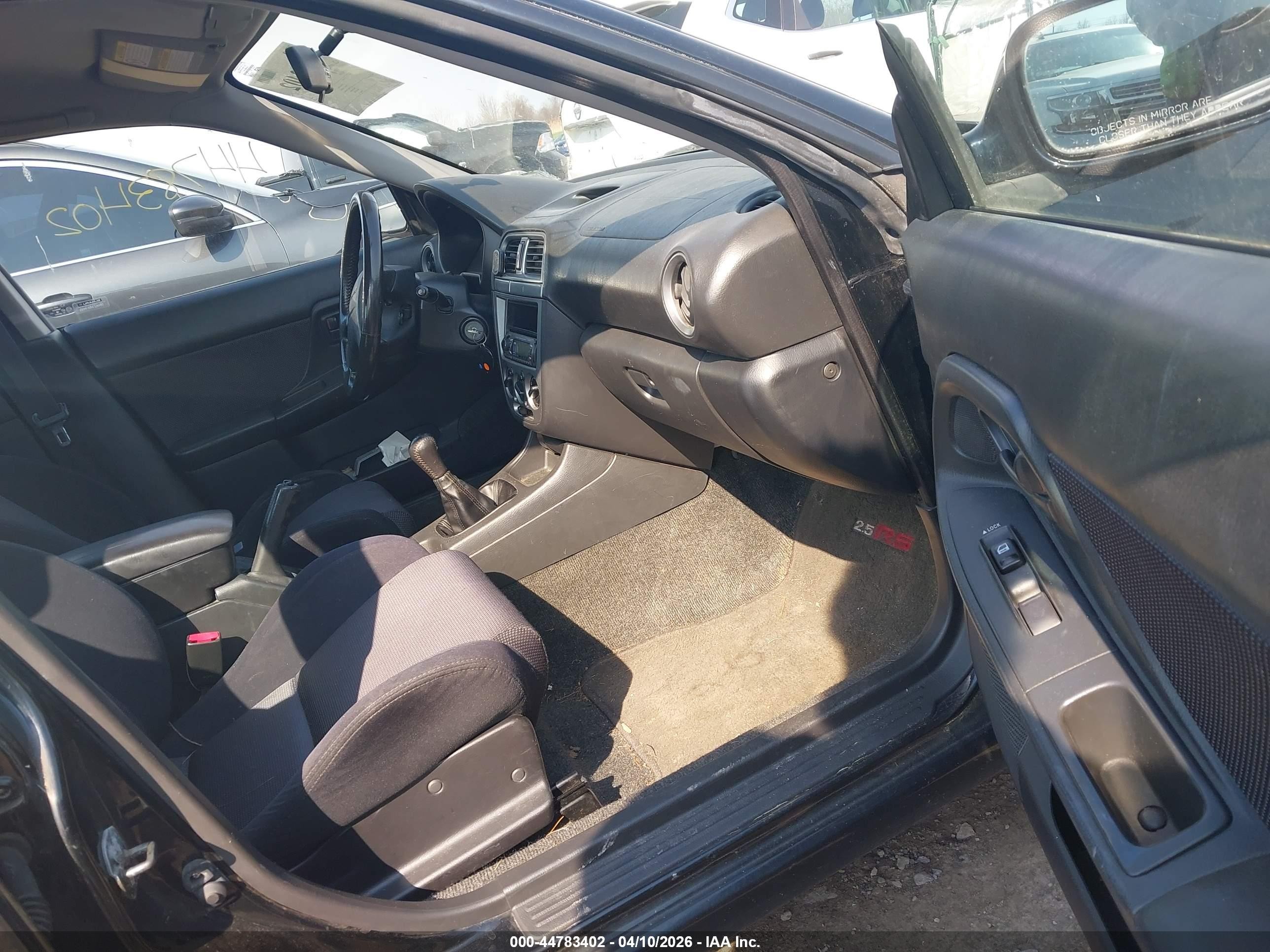 2003 Subaru Impreza 2.5rs Black vin: JF1GD67573G511679