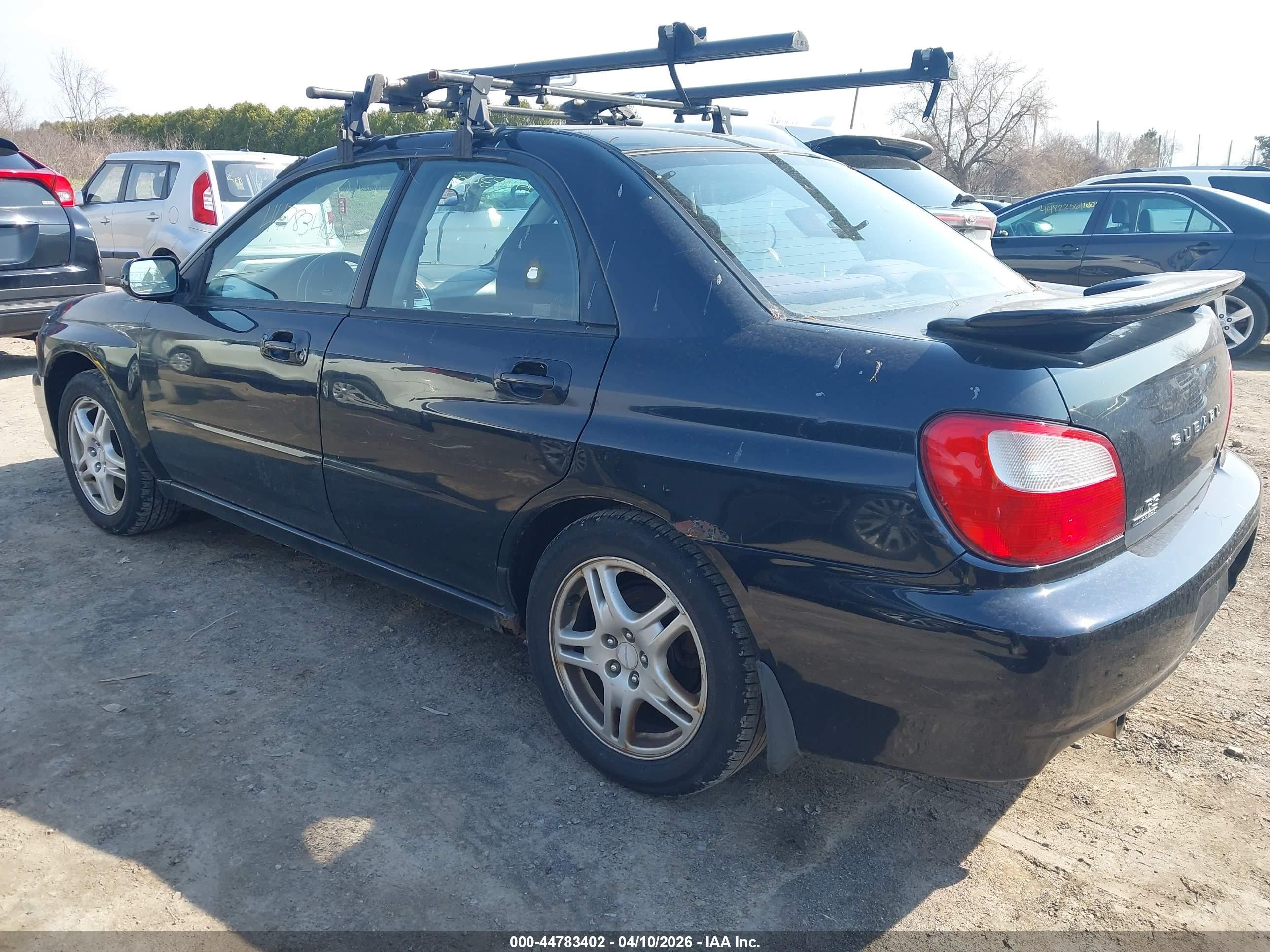 2003 Subaru Impreza 2.5rs Black vin: JF1GD67573G511679