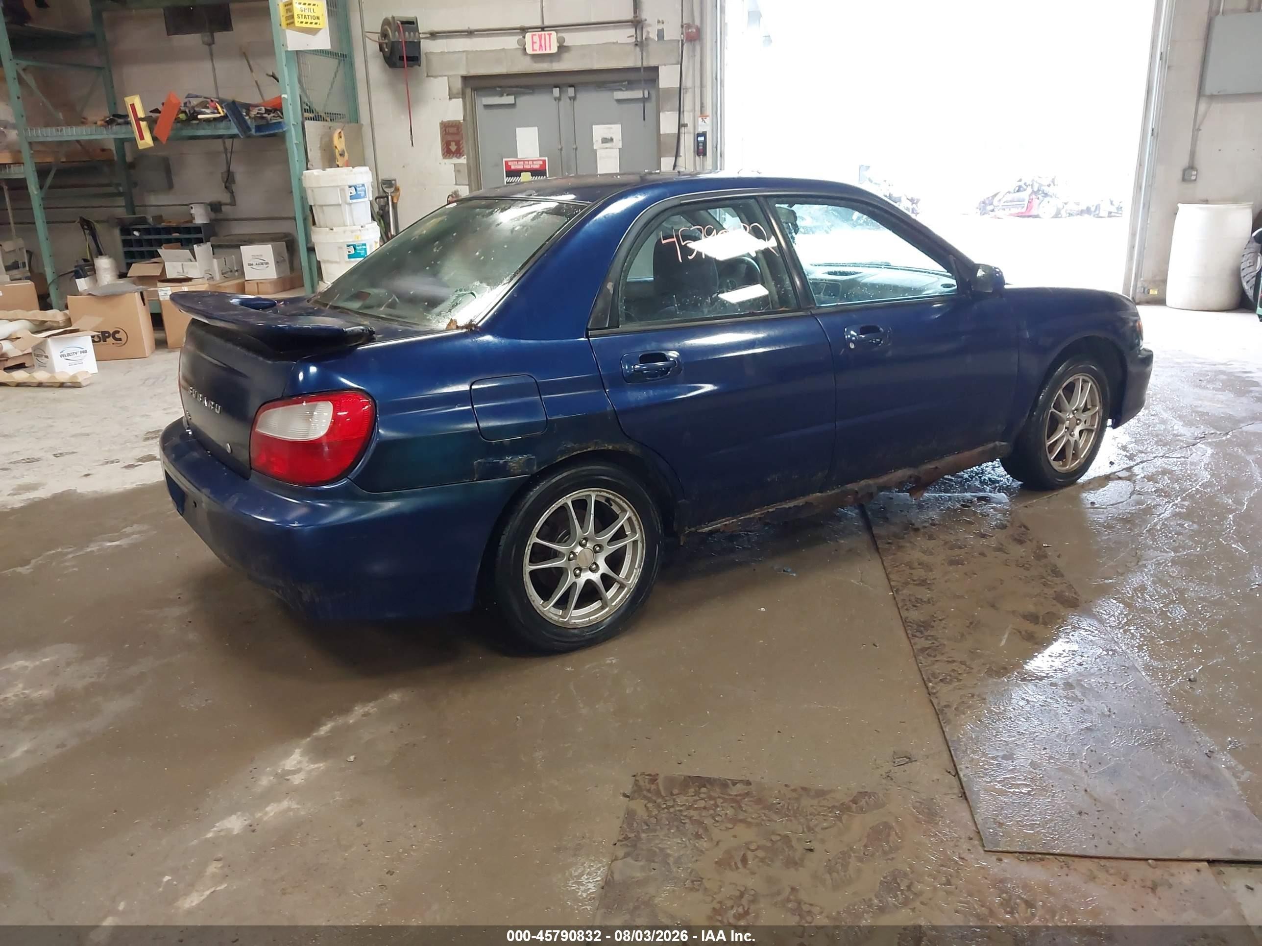2002 Subaru Impreza 2.5rs Blue vin: JF1GD67582H530315