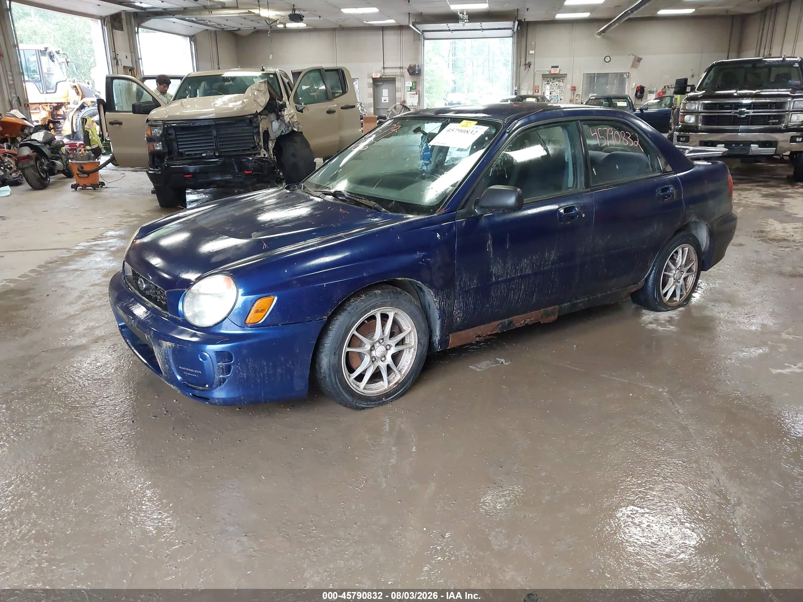 2002 Subaru Impreza 2.5rs Blue vin: JF1GD67582H530315