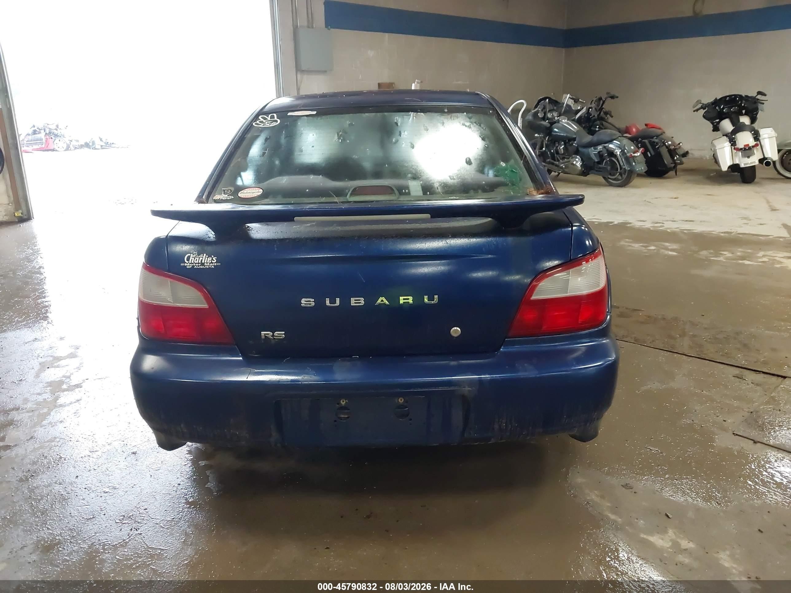 2002 Subaru Impreza 2.5rs Blue vin: JF1GD67582H530315