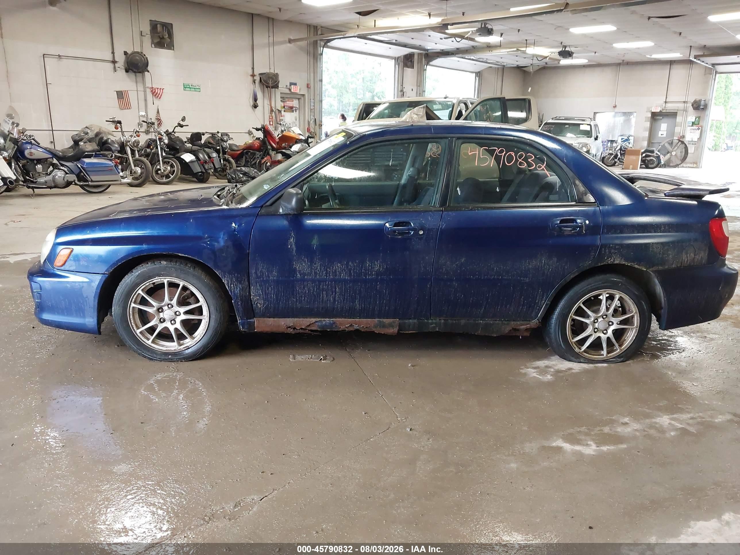 2002 Subaru Impreza 2.5rs Blue vin: JF1GD67582H530315