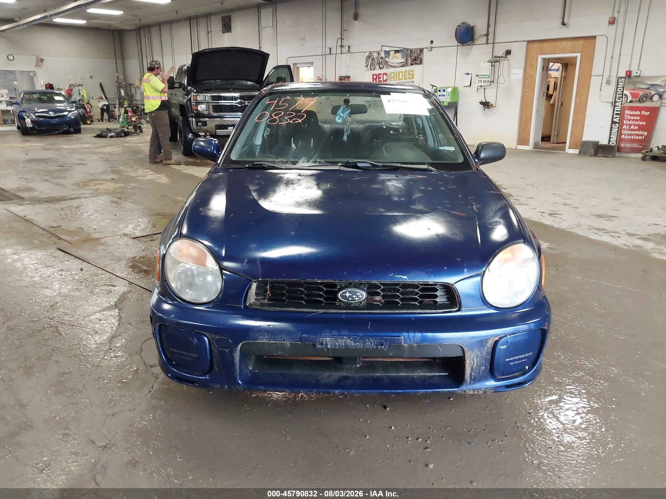 2002 Subaru Impreza 2.5rs Blue vin: JF1GD67582H530315