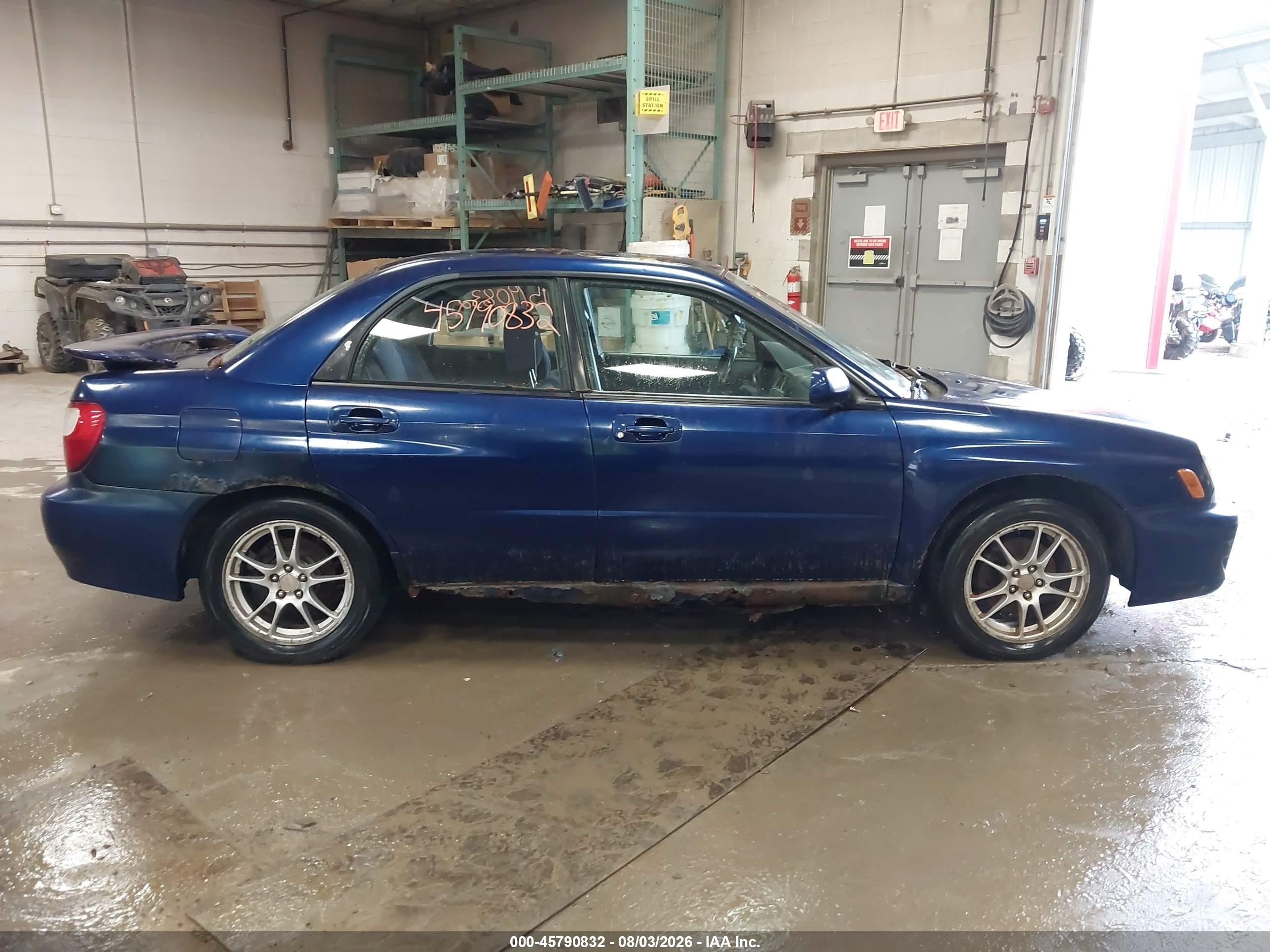2002 Subaru Impreza 2.5rs Blue vin: JF1GD67582H530315