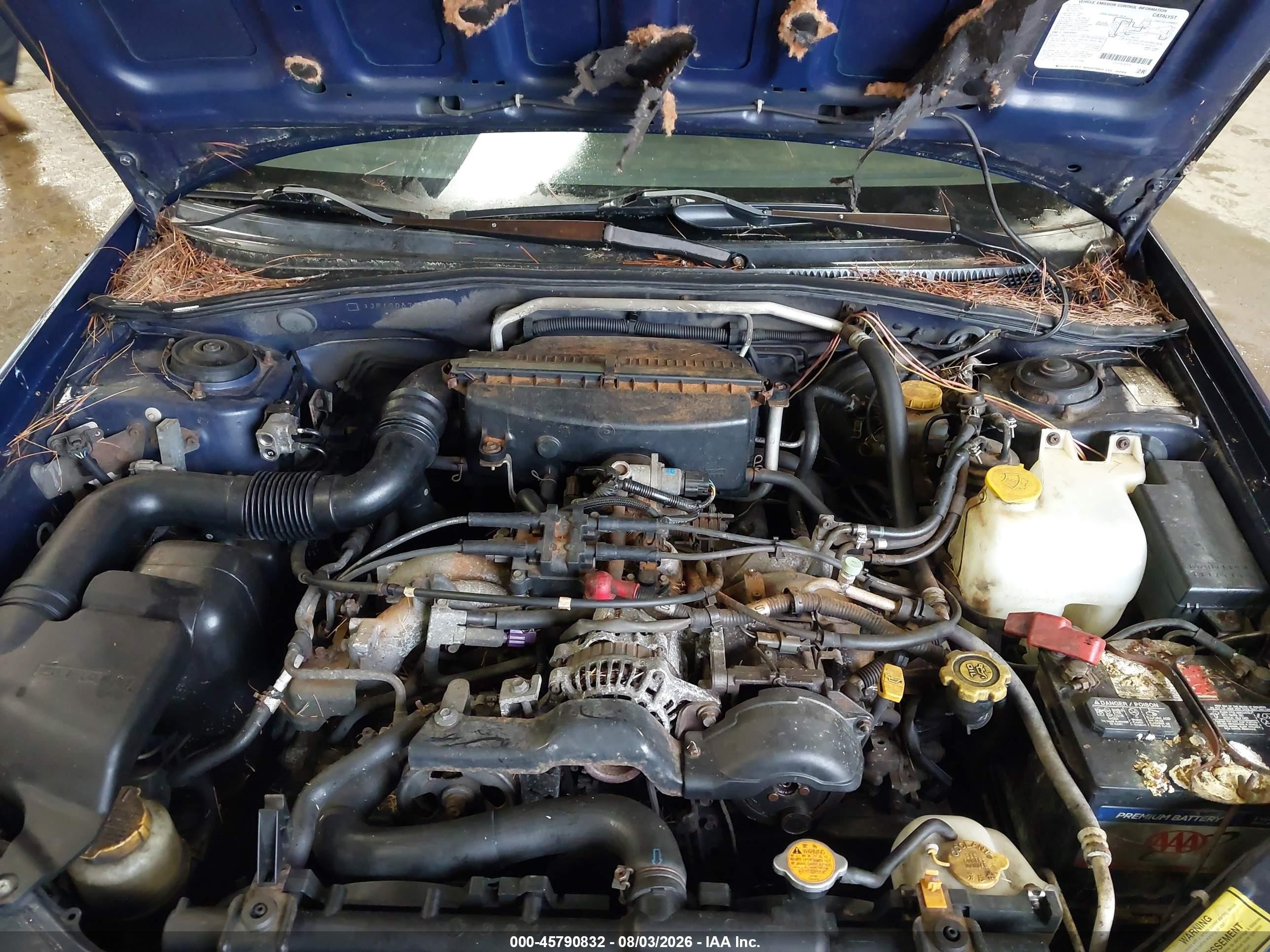 2002 Subaru Impreza 2.5rs Blue vin: JF1GD67582H530315