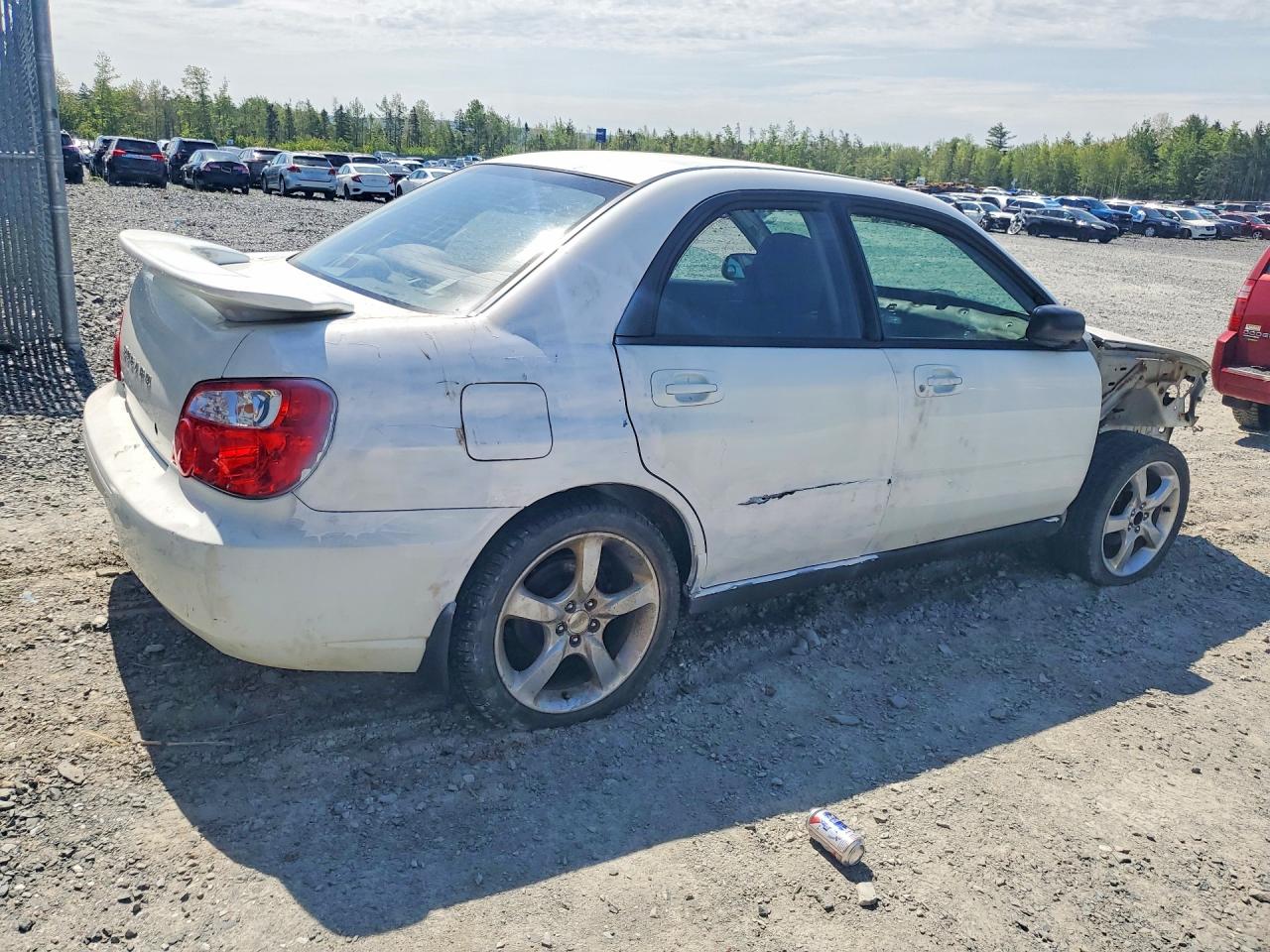 2004 Subaru Impreza Rs White vin: JF1GD675X4G522791