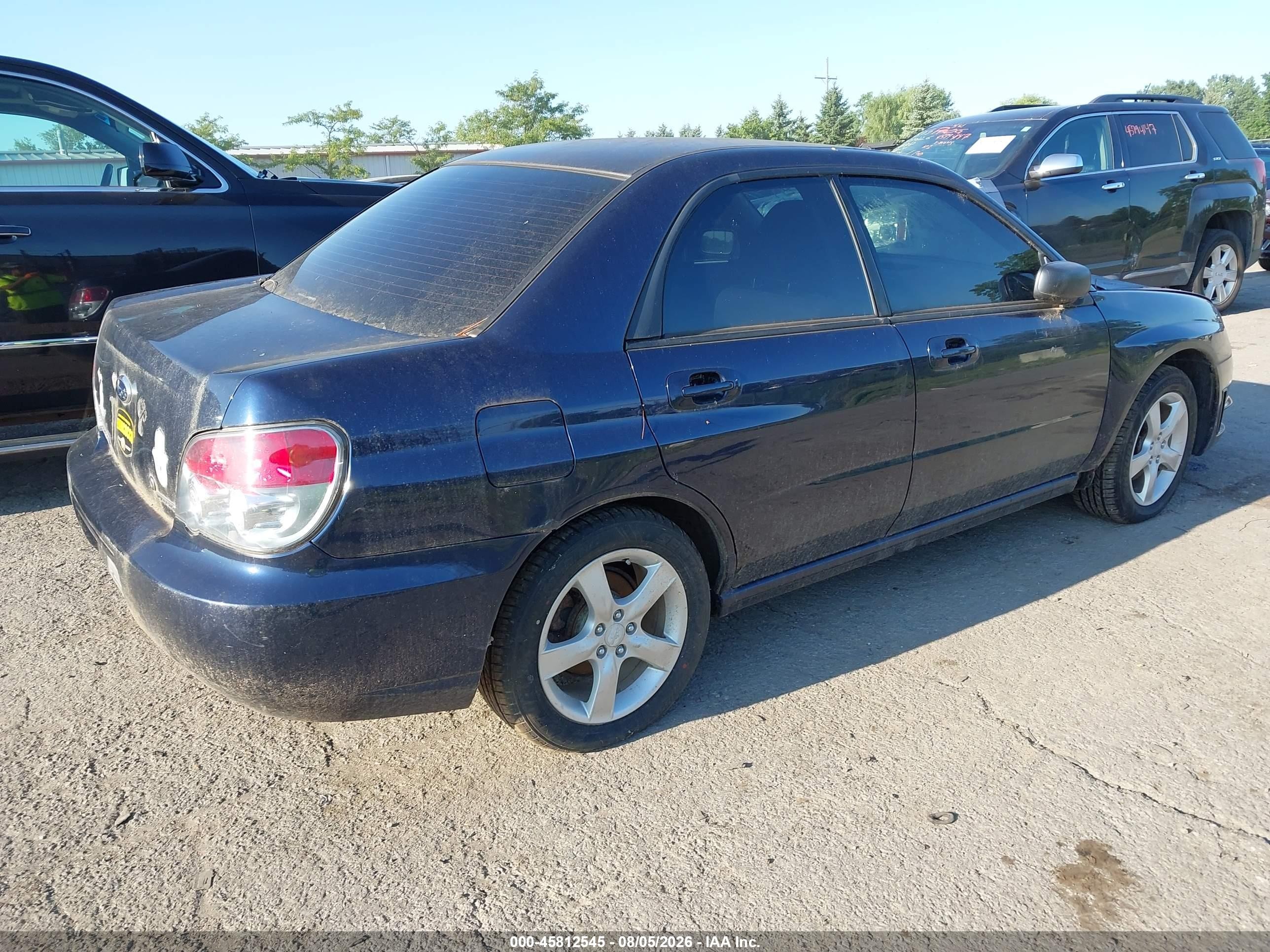 2006 Subaru Impreza 2.5i Blue vin: JF1GD67646H513400