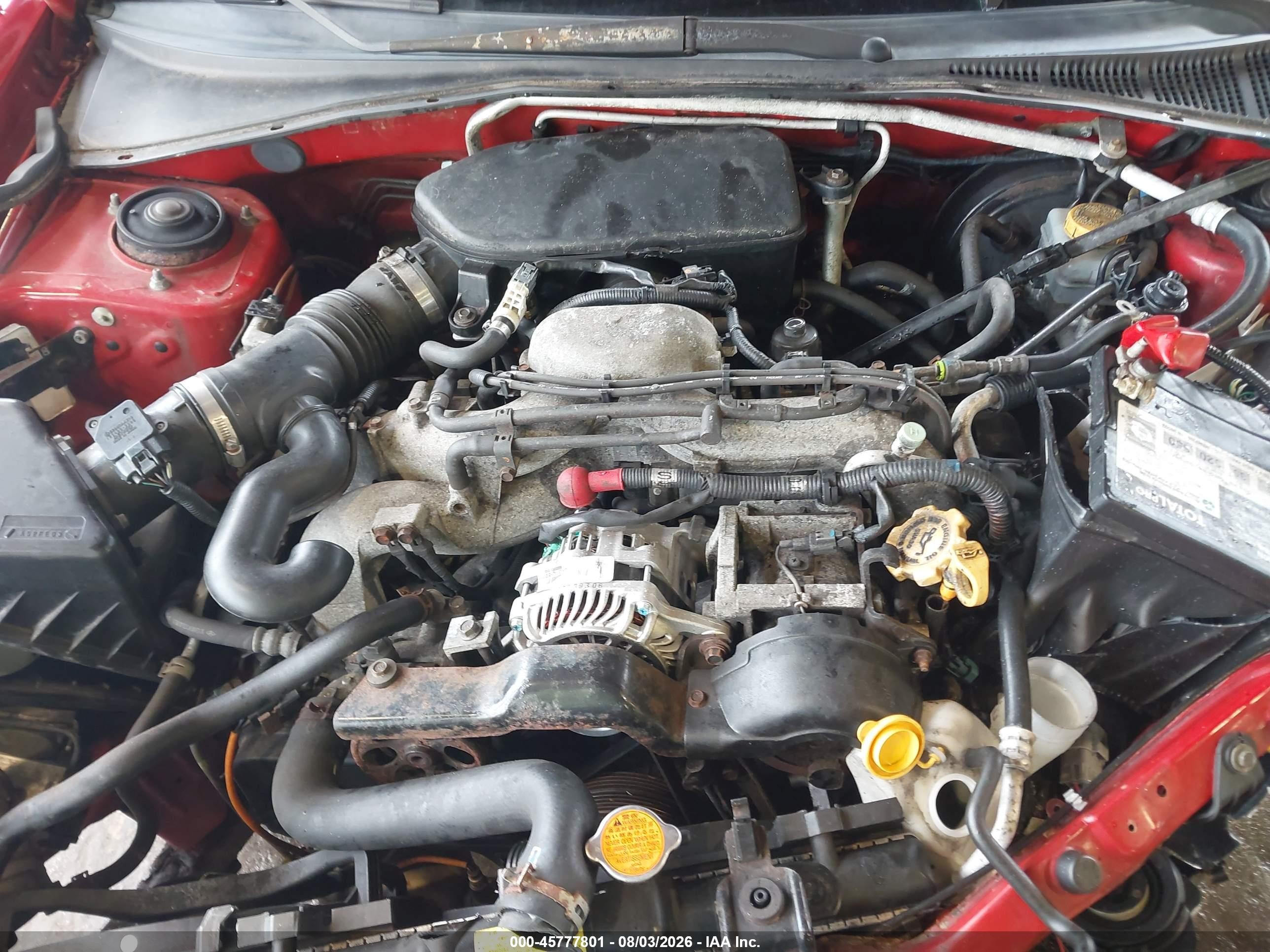 2006 Subaru Impreza 2.5i Красный vin: JF1GD67646H526759