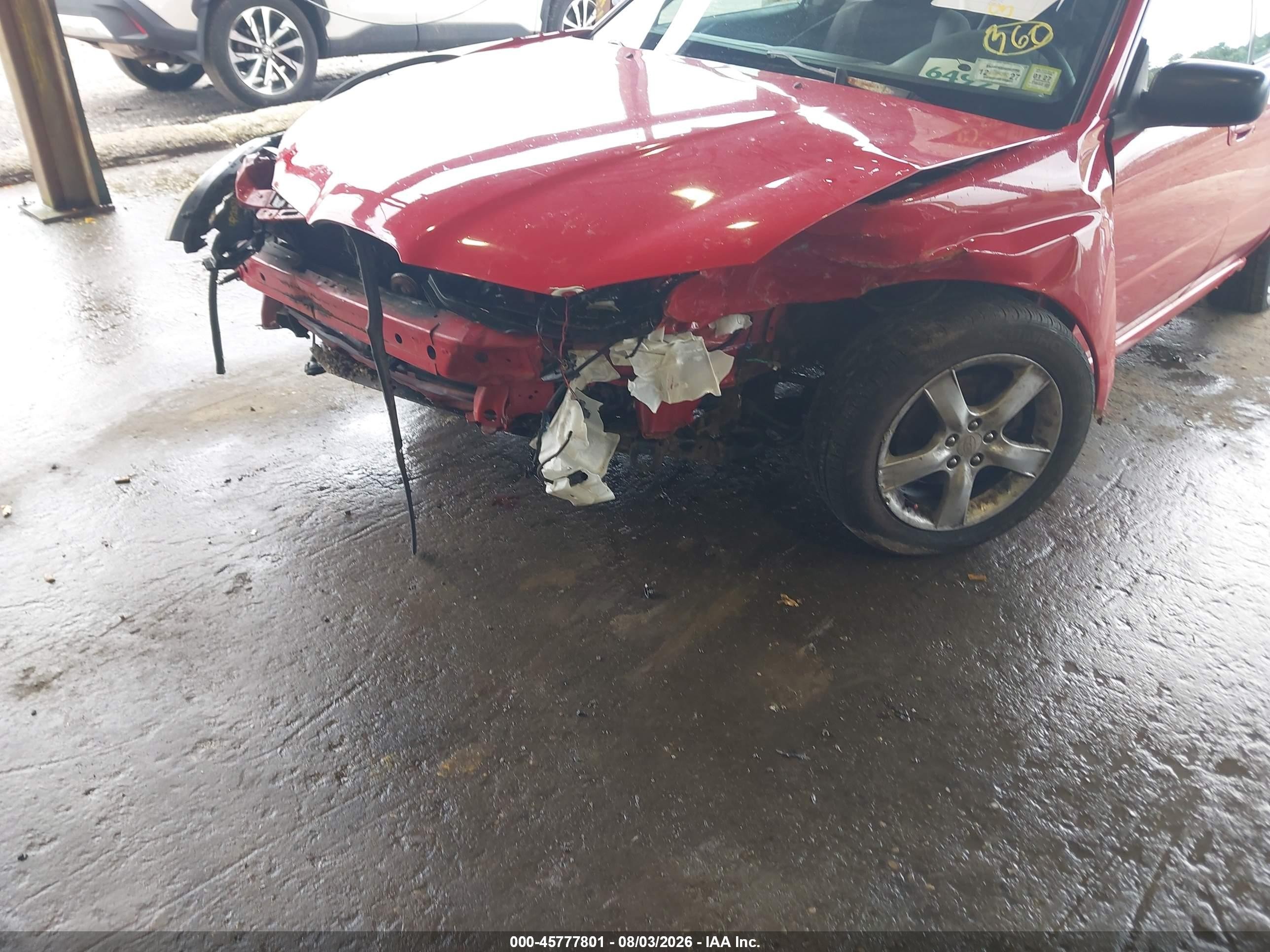 2006 Subaru Impreza 2.5i Красный vin: JF1GD67646H526759