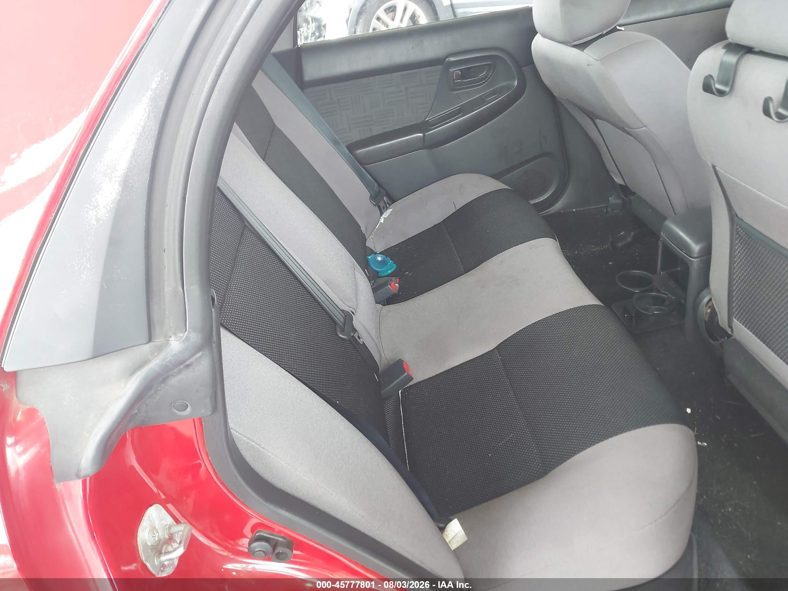 2006 Subaru Impreza 2.5i Красный vin: JF1GD67646H526759