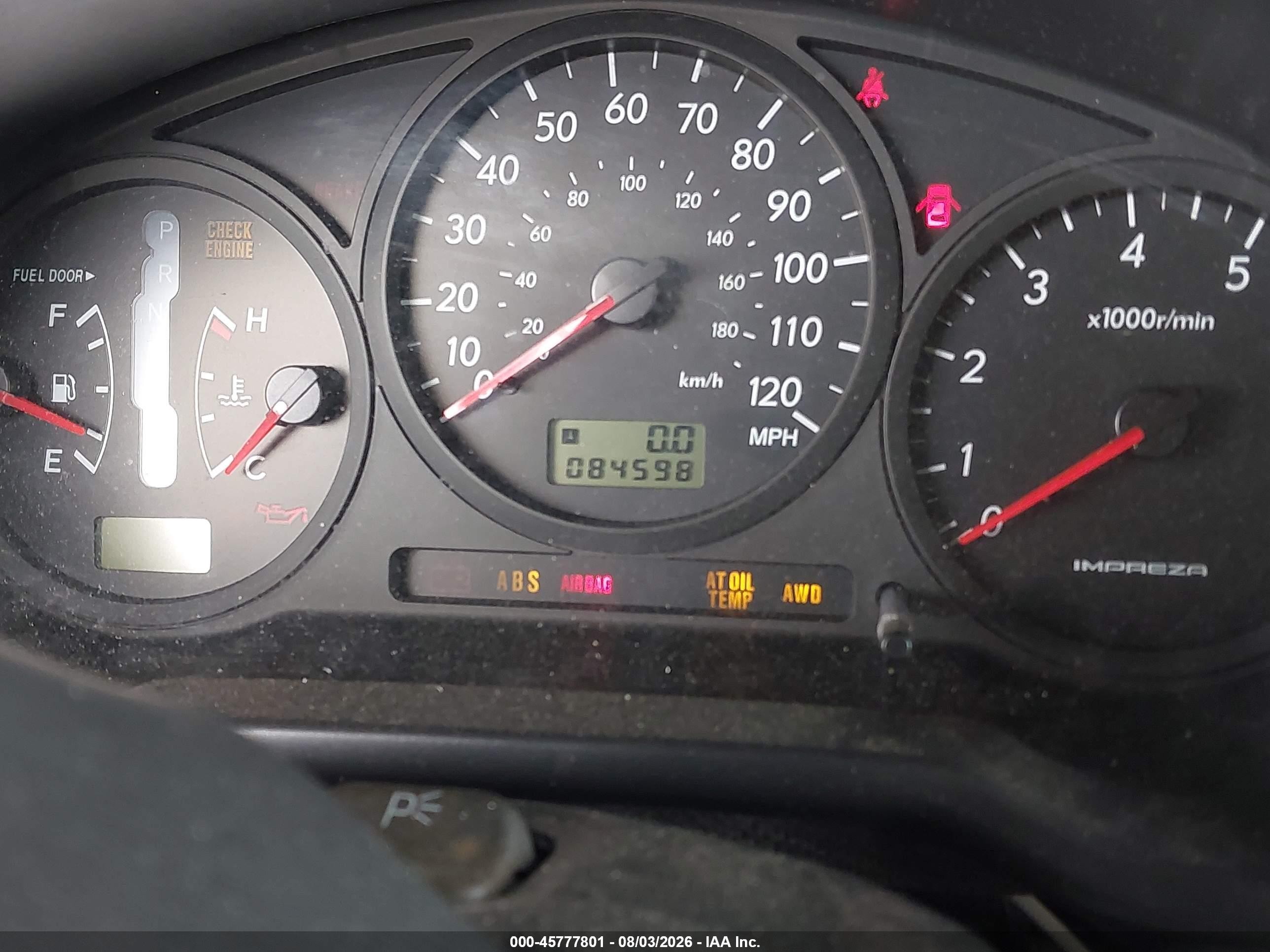 2006 Subaru Impreza 2.5i Красный vin: JF1GD67646H526759