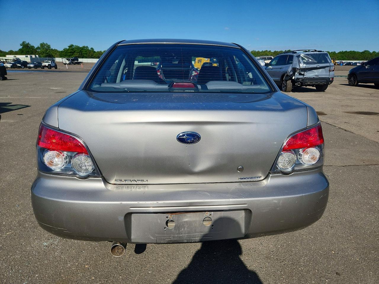 2006 Subaru Impreza 2.5i Silver vin: JF1GD67656H503264