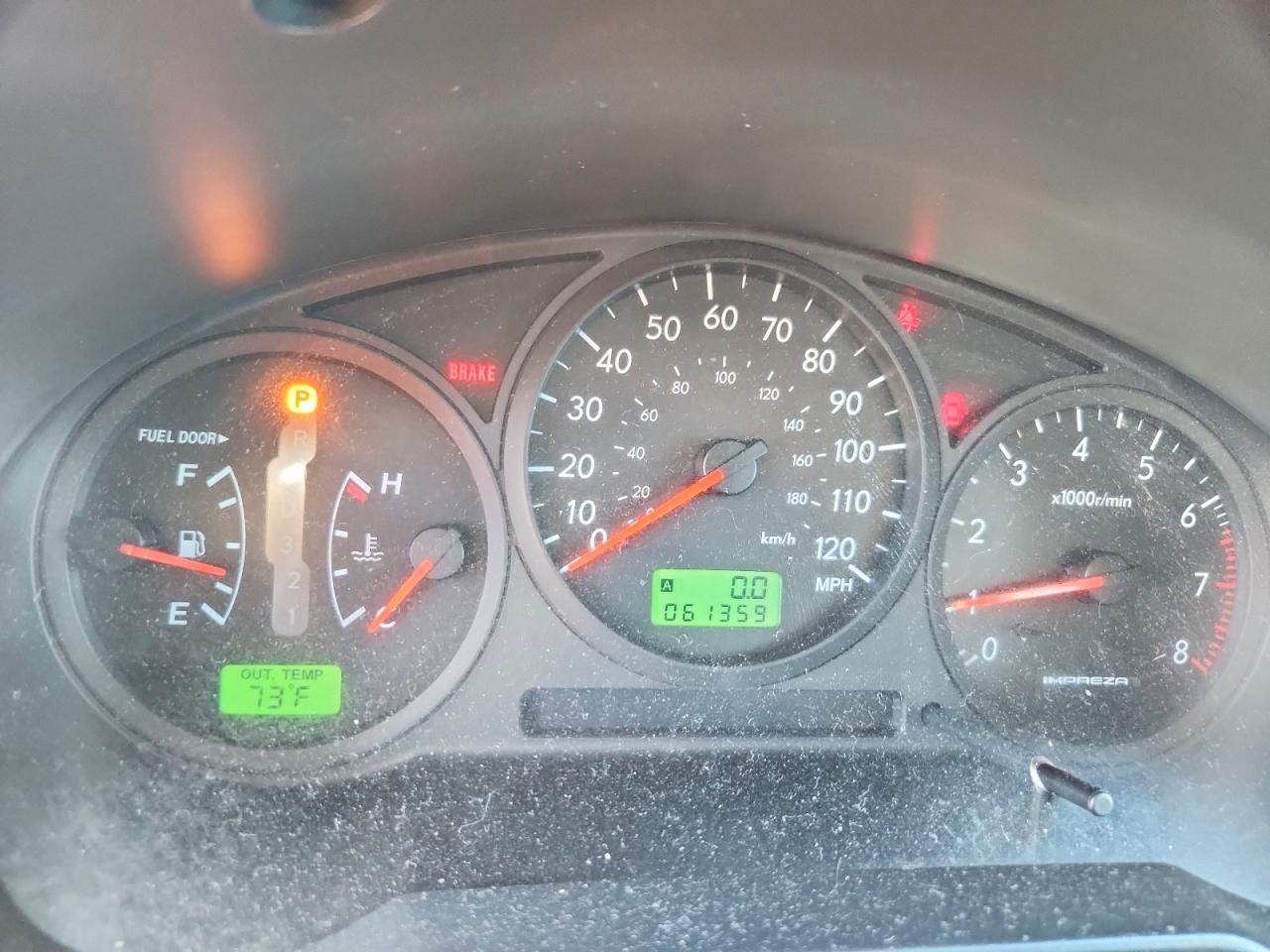 2006 Subaru Impreza 2.5i Silver vin: JF1GD67656H503264