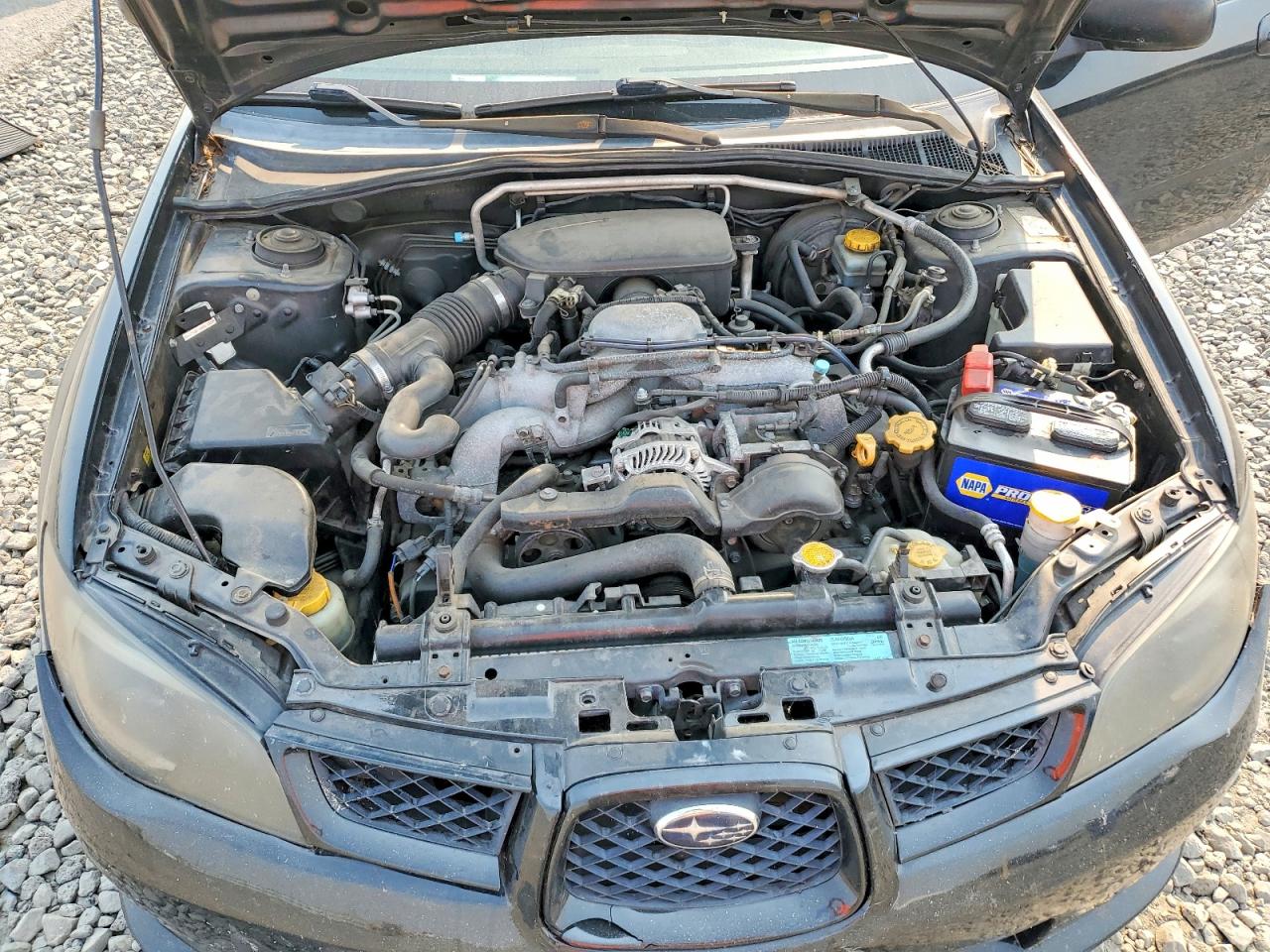 2006 Subaru Impreza 2.5i Black vin: JF1GD67656H524552