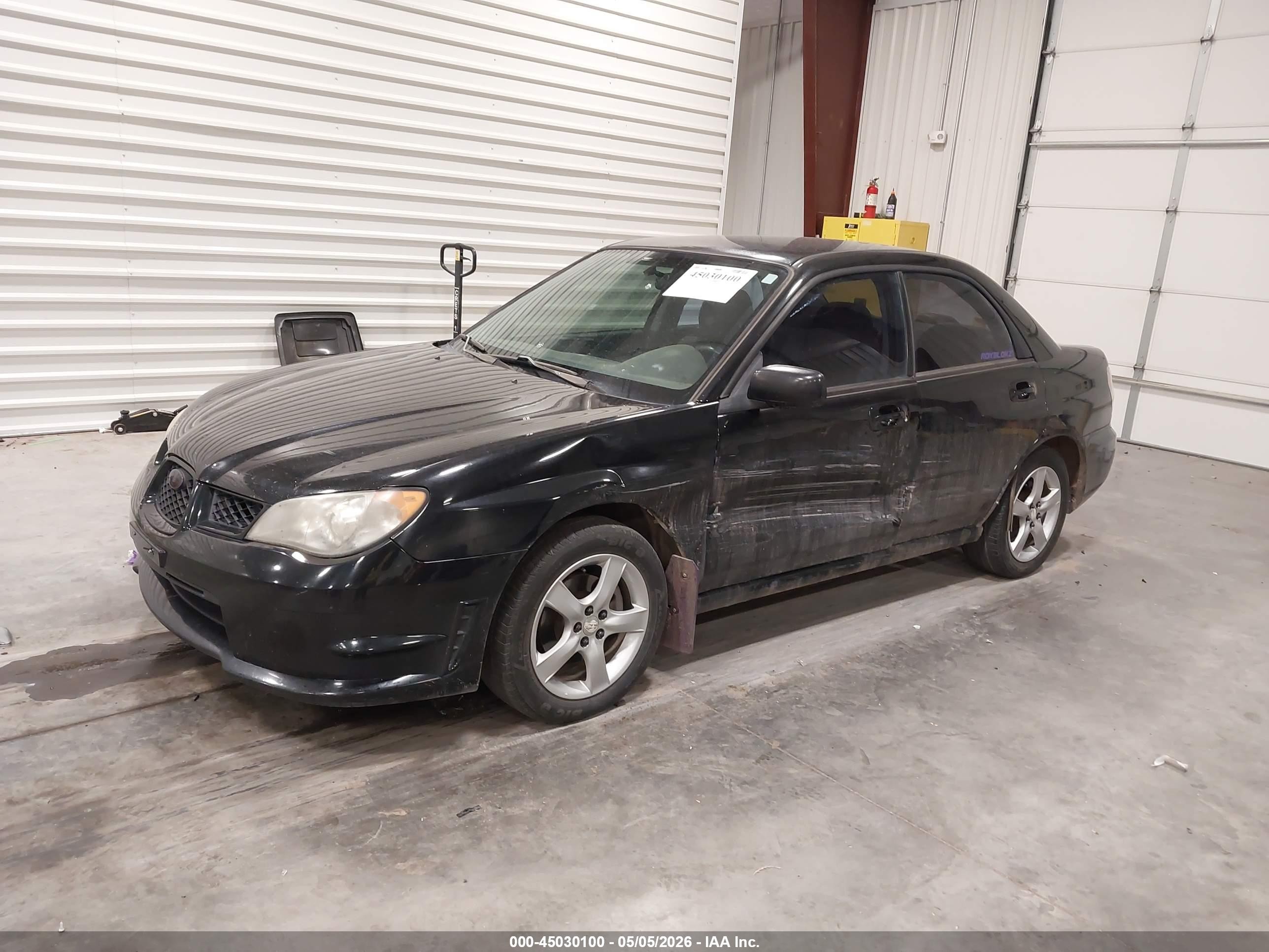 2006 Subaru Impreza 2.5i Black vin: JF1GD67666G519494
