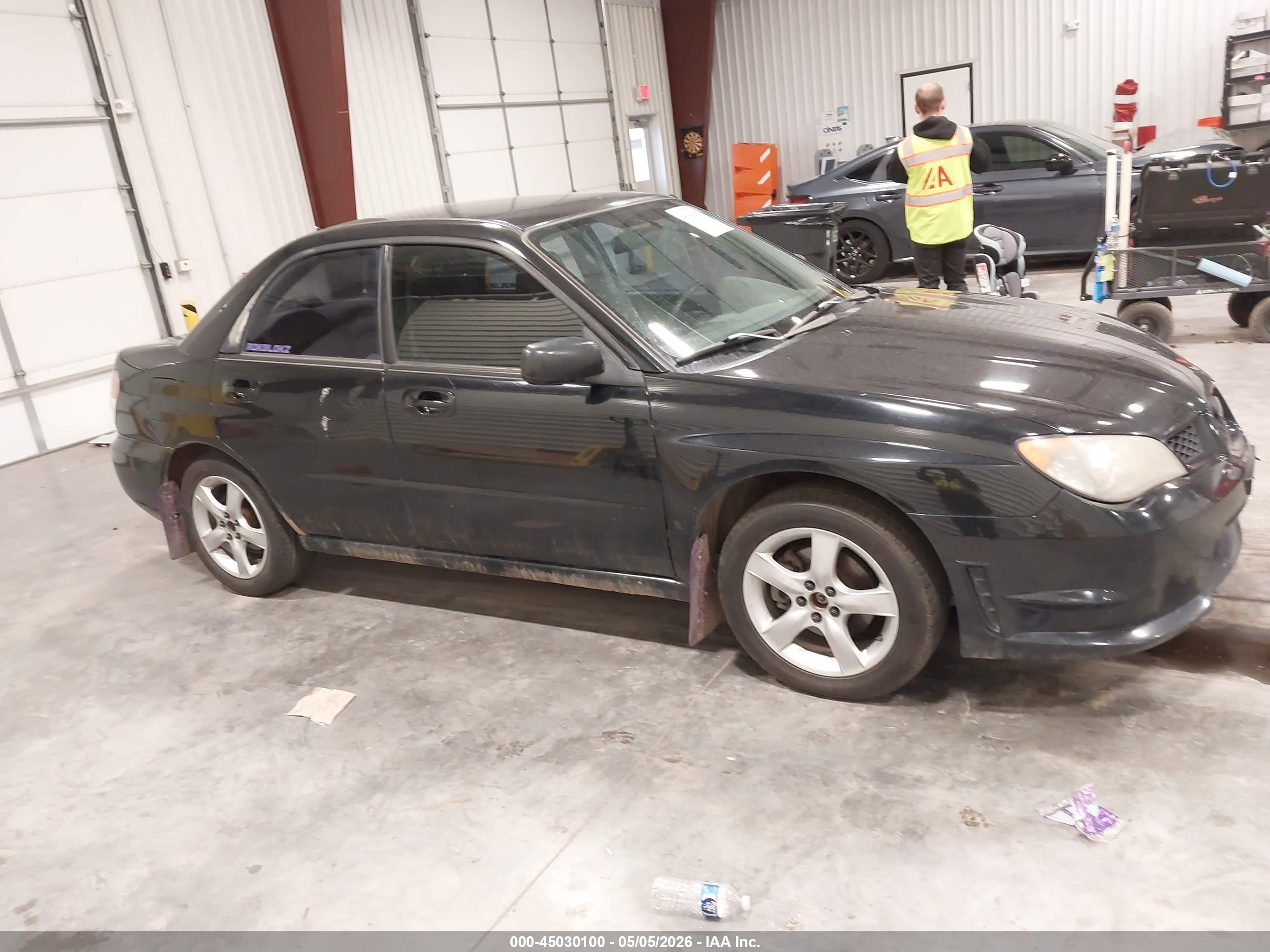 2006 Subaru Impreza 2.5i Black vin: JF1GD67666G519494