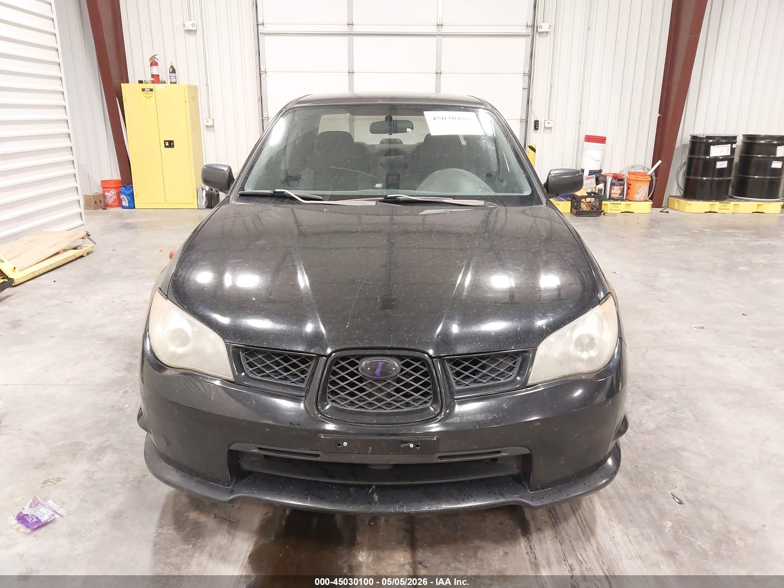 2006 Subaru Impreza 2.5i Black vin: JF1GD67666G519494
