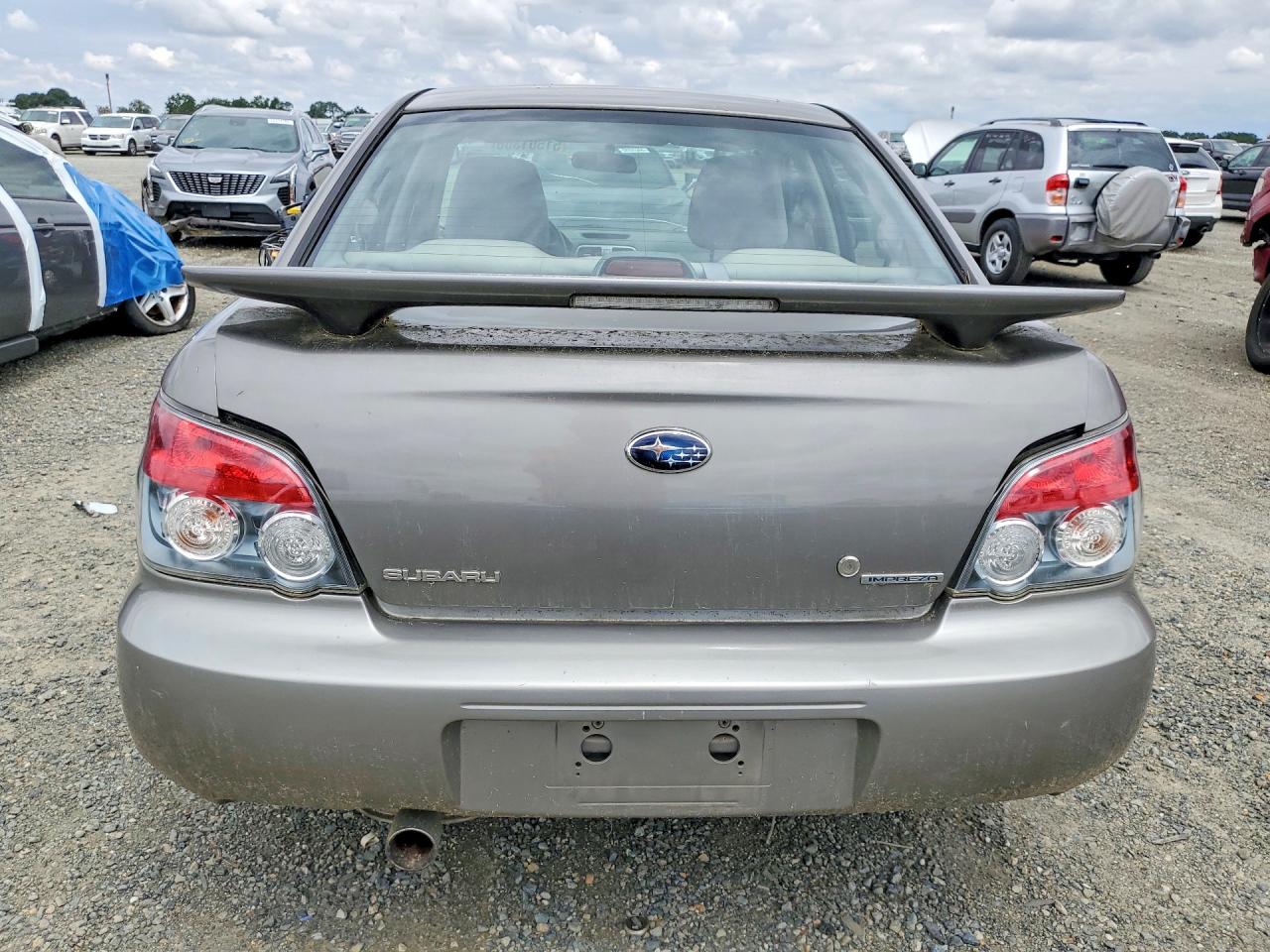 2006 Subaru Impreza 2.5i Gray vin: JF1GD67666H504150