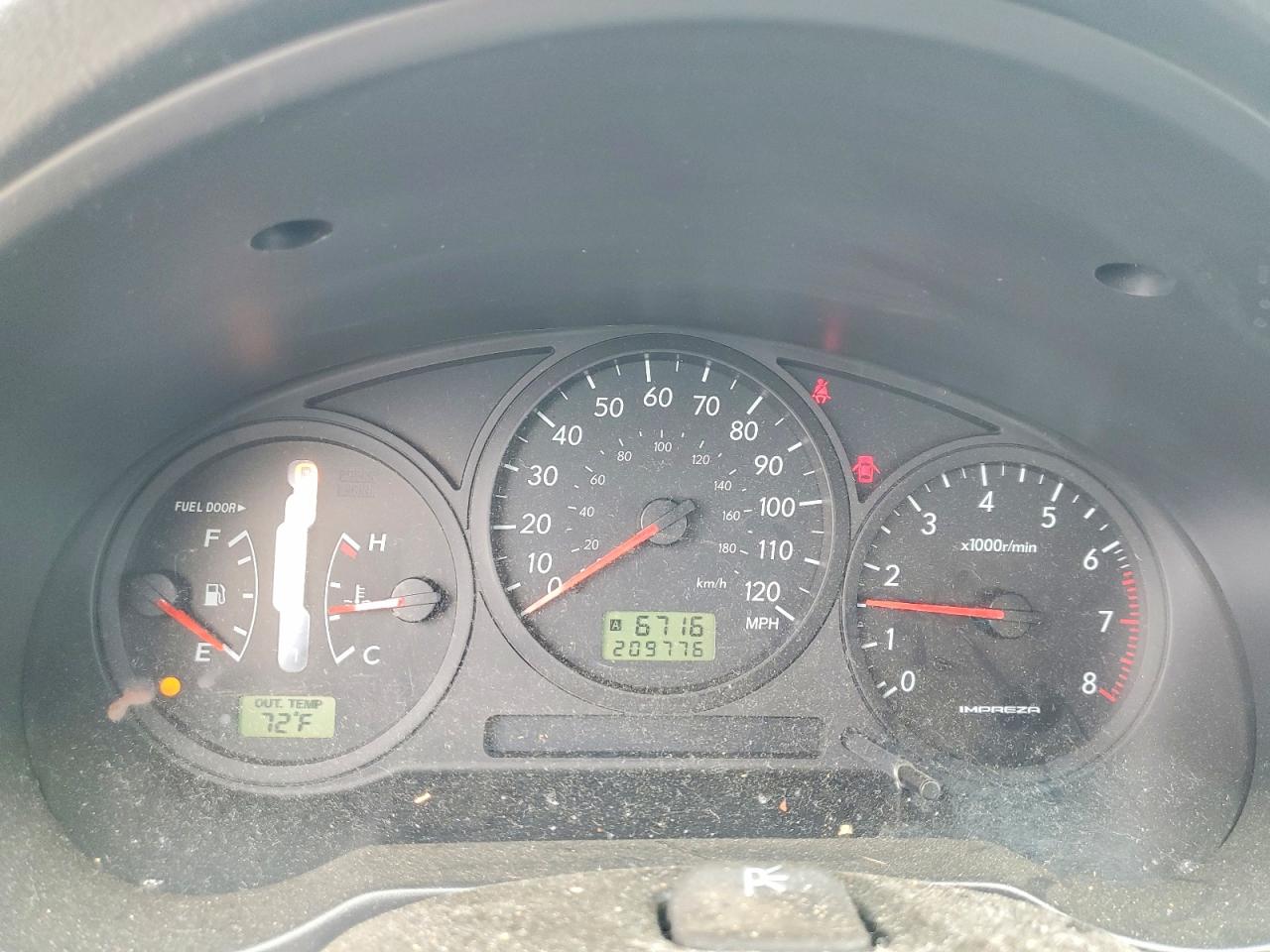 2006 Subaru Impreza 2.5i Gray vin: JF1GD67666H504150