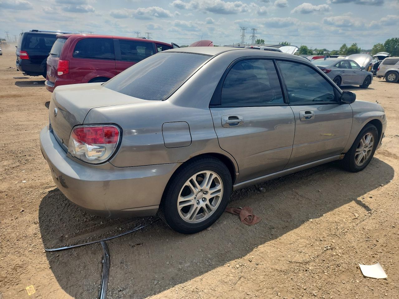 2006 Subaru Impreza 2.5i Silver vin: JF1GD67676G521125