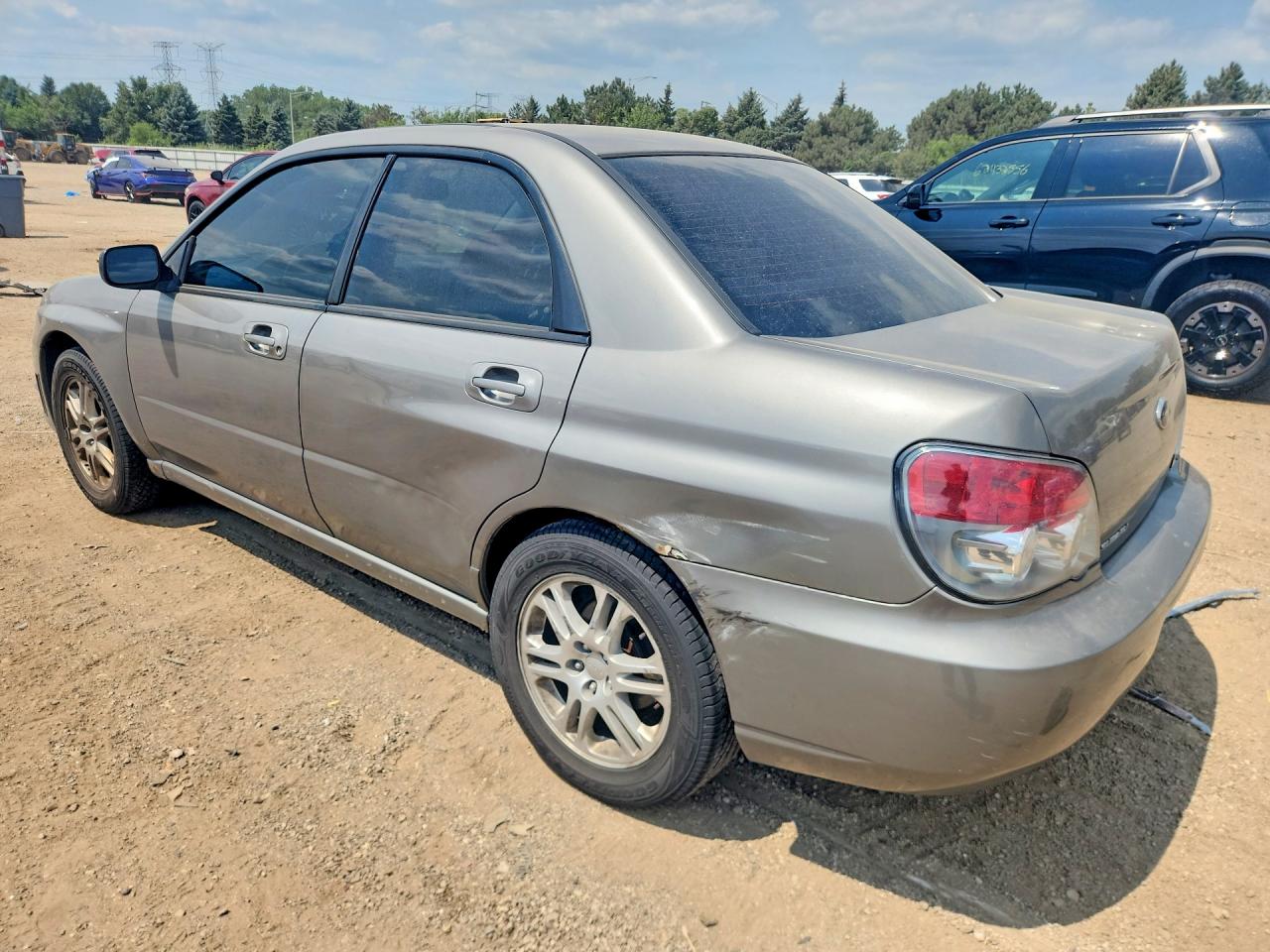 2006 Subaru Impreza 2.5i Silver vin: JF1GD67676G521125