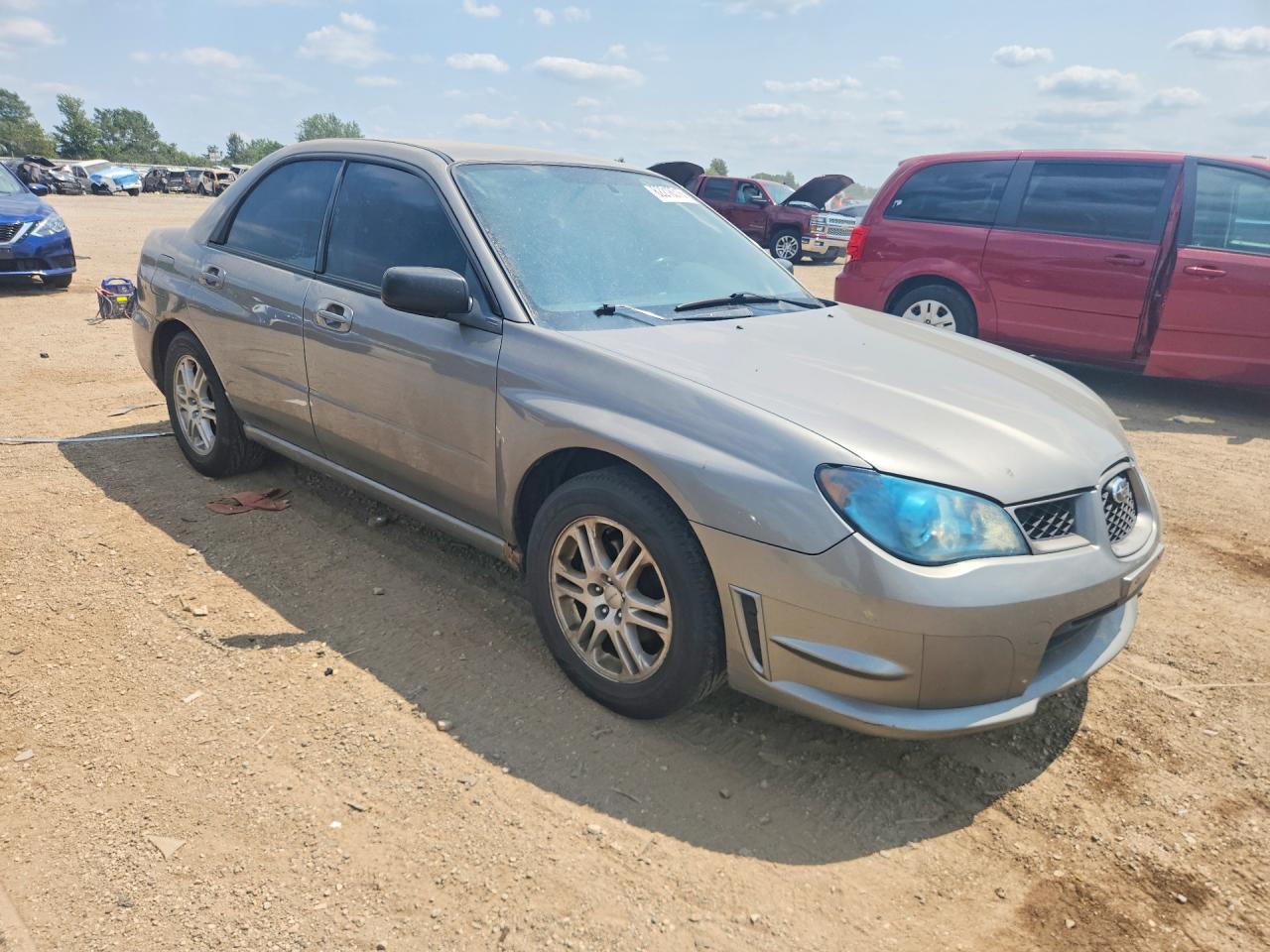 2006 Subaru Impreza 2.5i Silver vin: JF1GD67676G521125